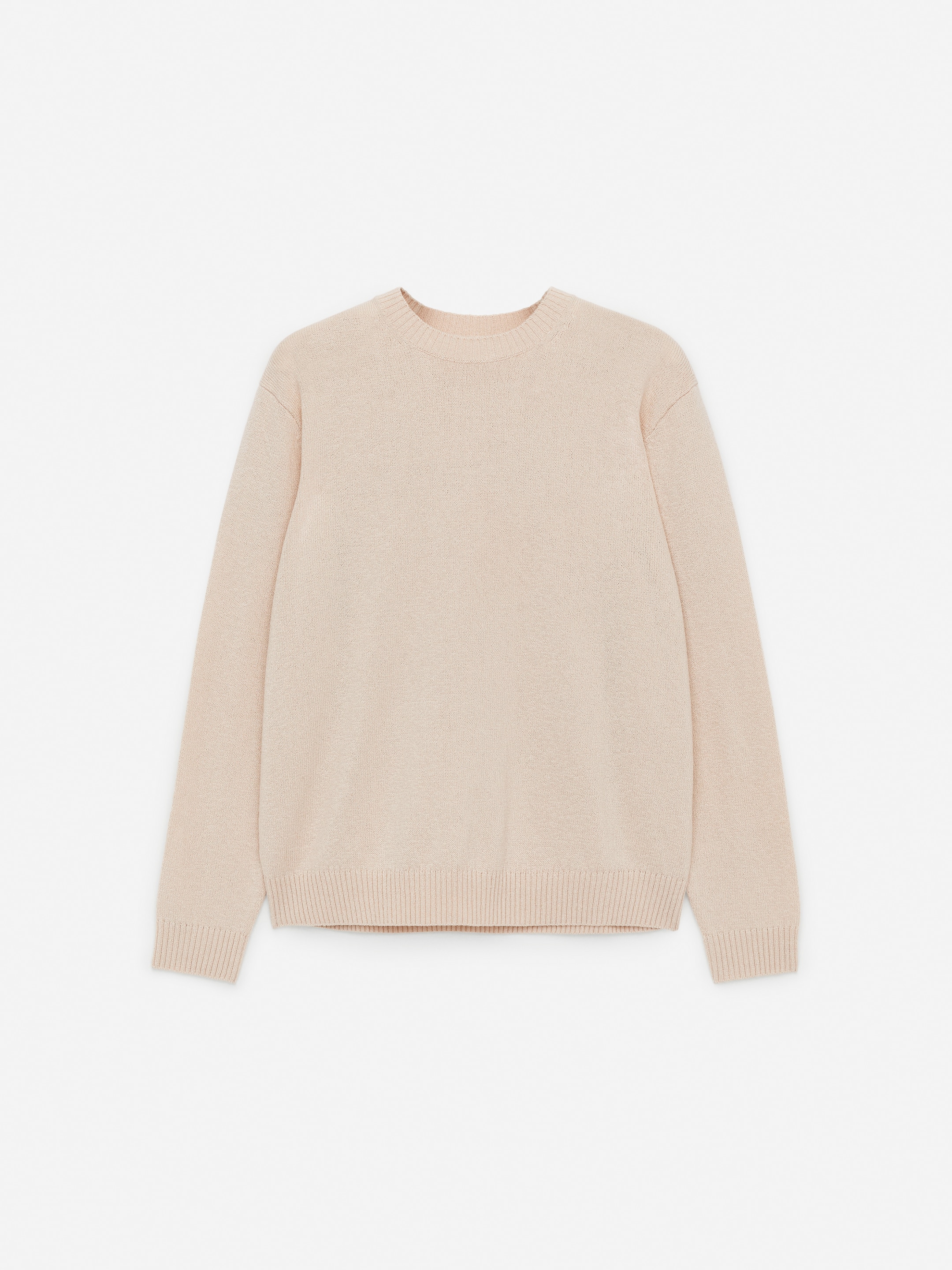 Visa större bild: Tröja i ull och bomull - Off-white - HERR | H&M SE 1