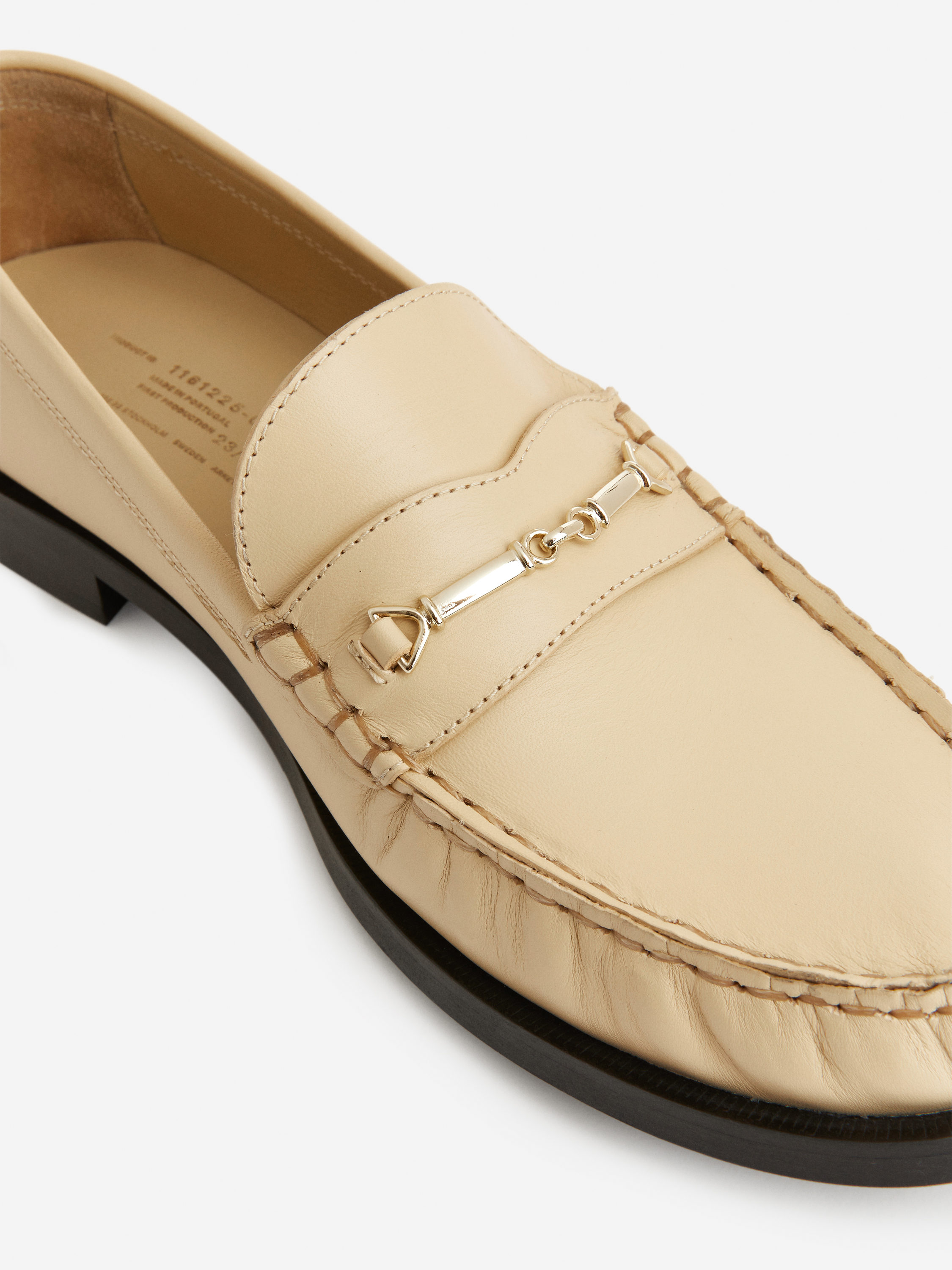 Leather Loafers - Beige - Women - StillMedia/DescriptiveDetail - 2