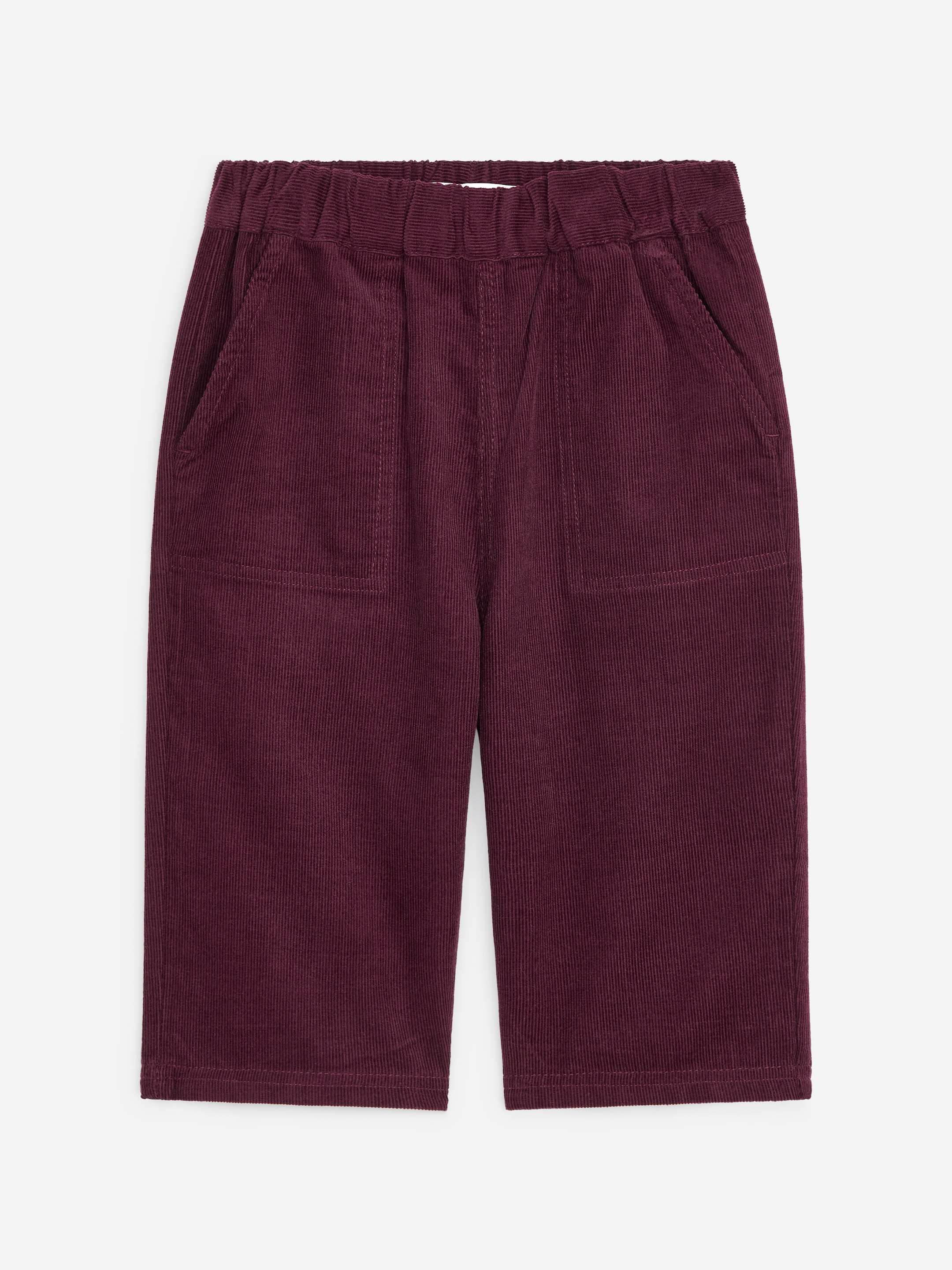 Corduroy Trousers-Pink-20640