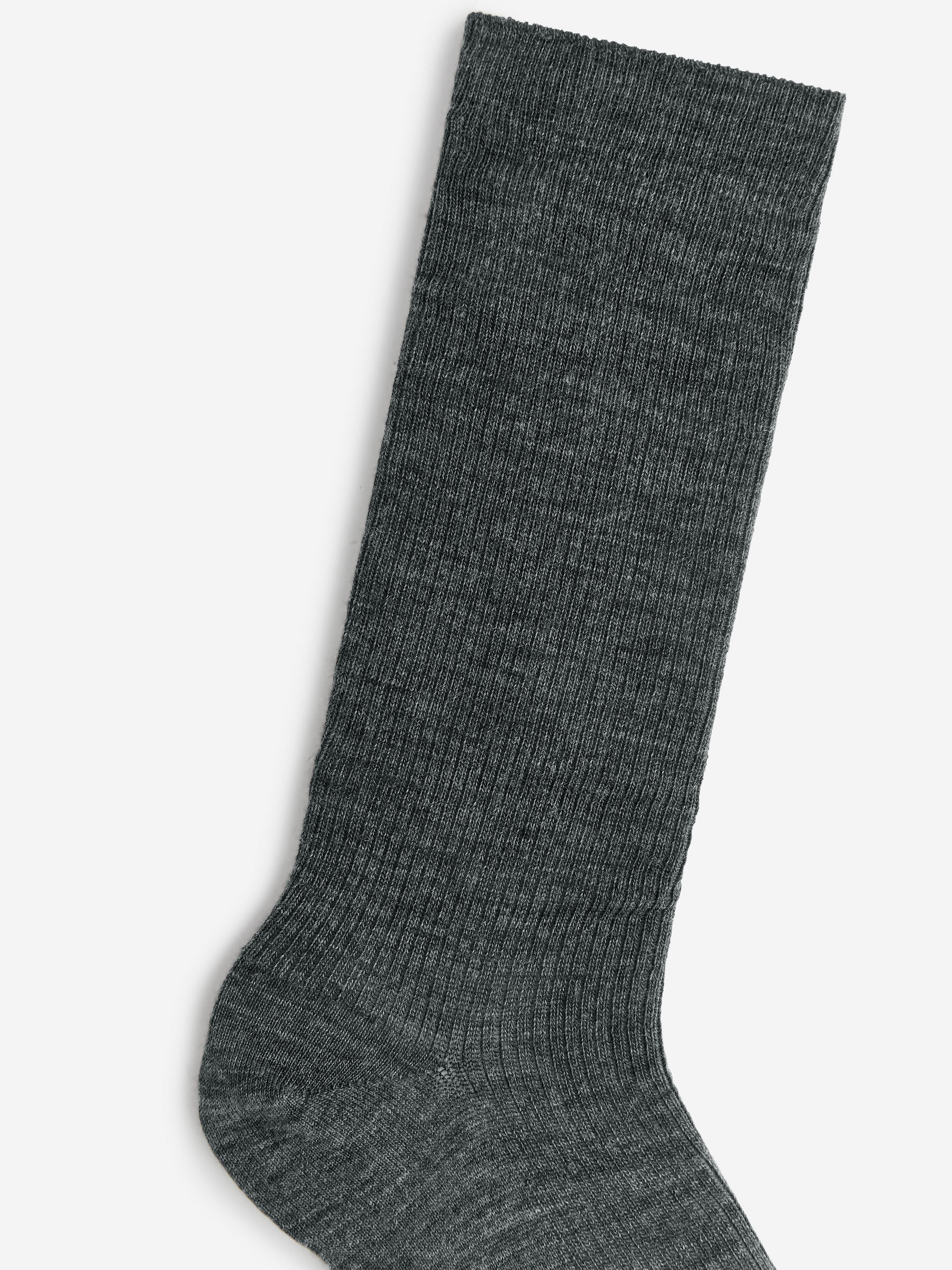 Gerippte Socken aus Wollmischung - Graumeliert - Women - StillMedia/DescriptiveDetail - 4