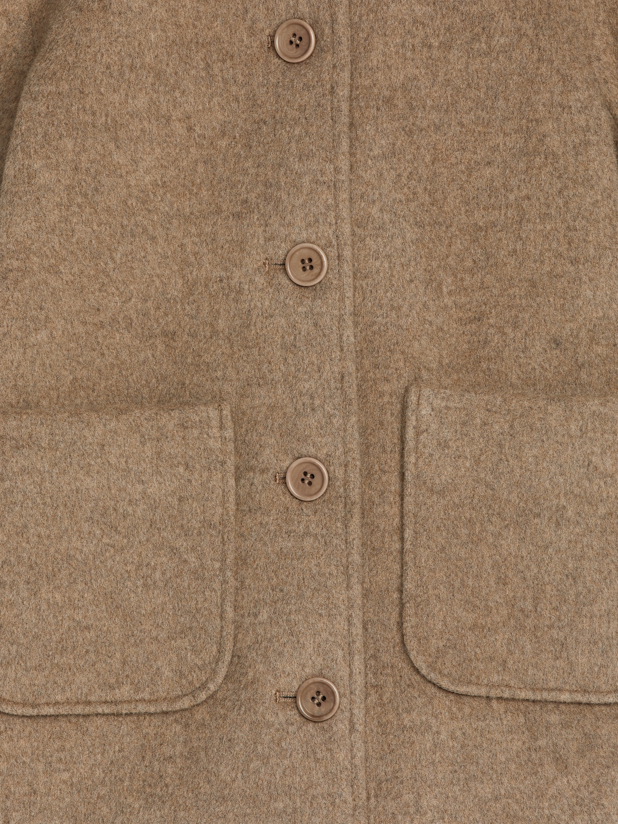 Grösseres Bild ansehen: Mantel aus Wollmischung - Taupe - KINDER | H&M CH 4