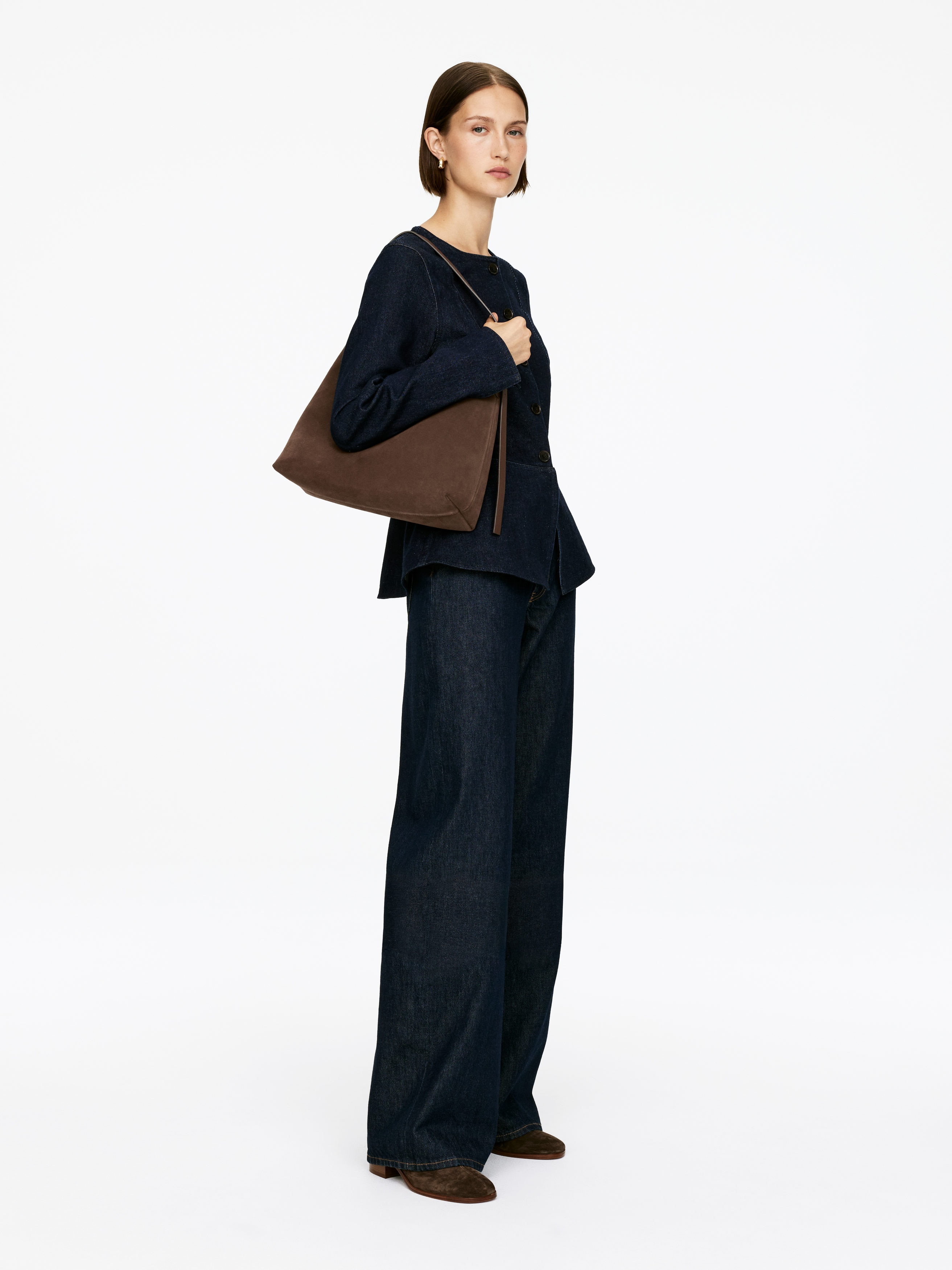 Suede Shoulder Bag - Brown - Women - StillMedia/Lookbook - 8