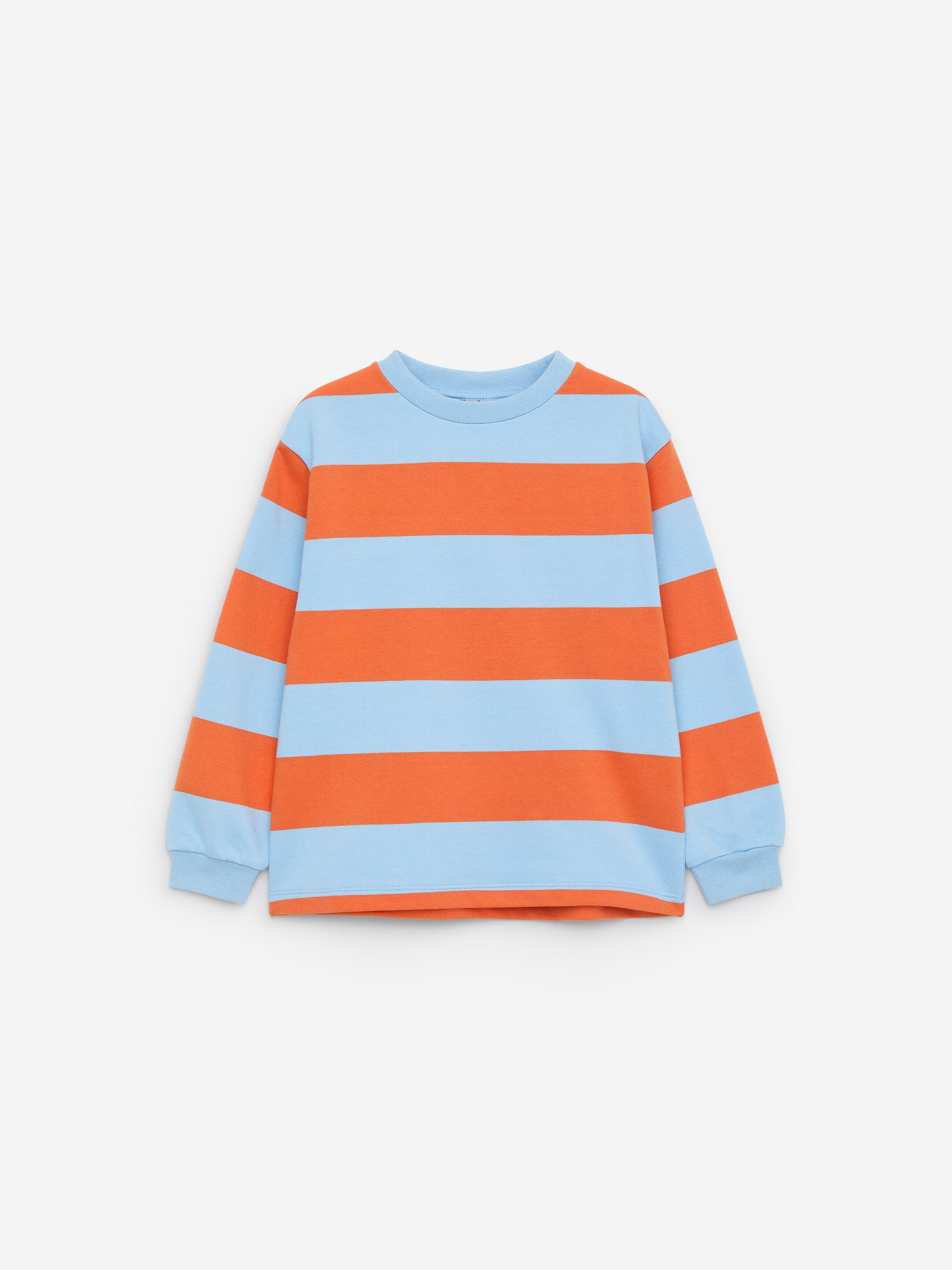 Agrandir l'image: Sweat en éponge - Bleu clair/Orange - ENFANT | H&M FR 1