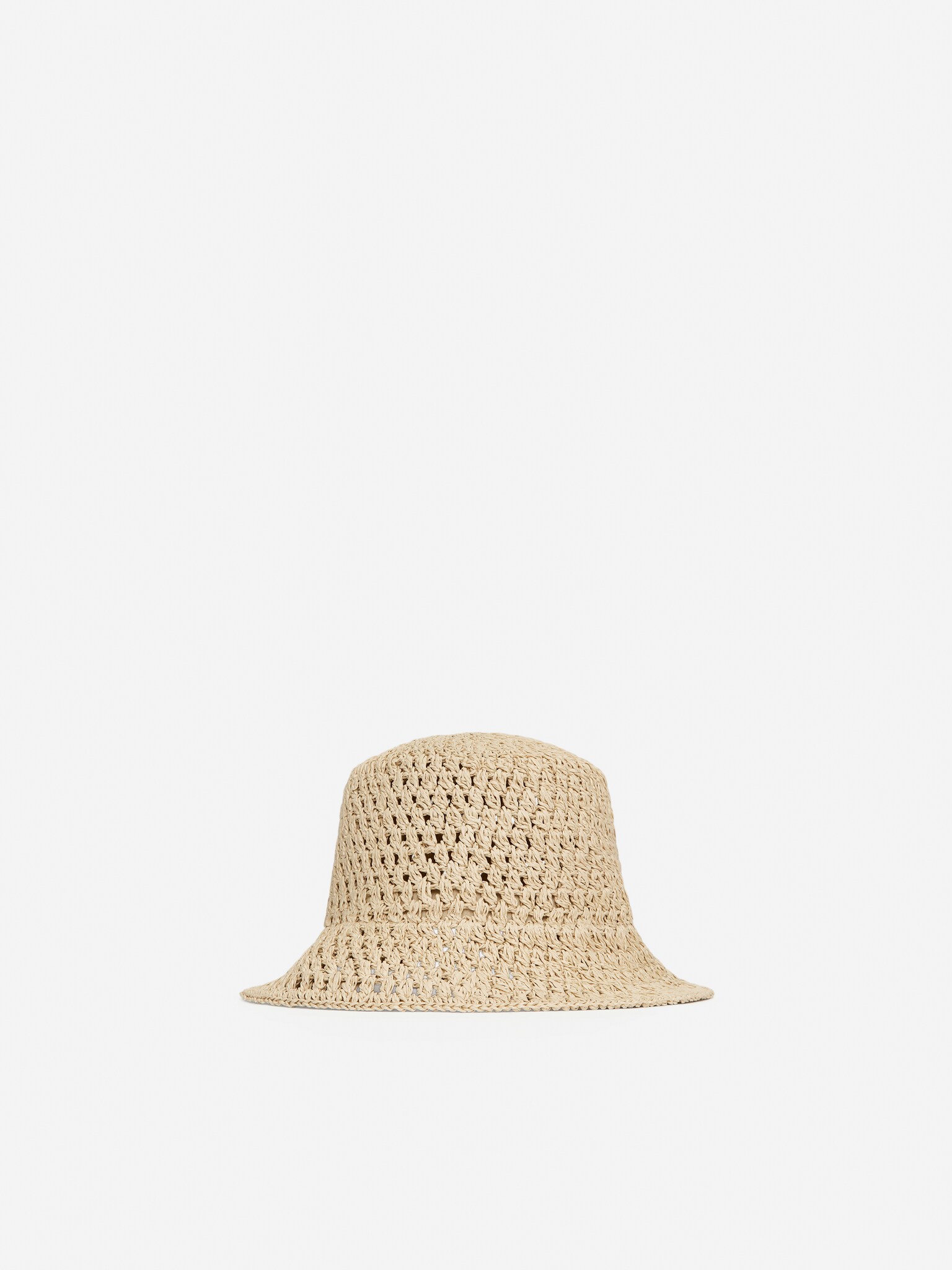 Cappello da pescatore in paglia - Beige