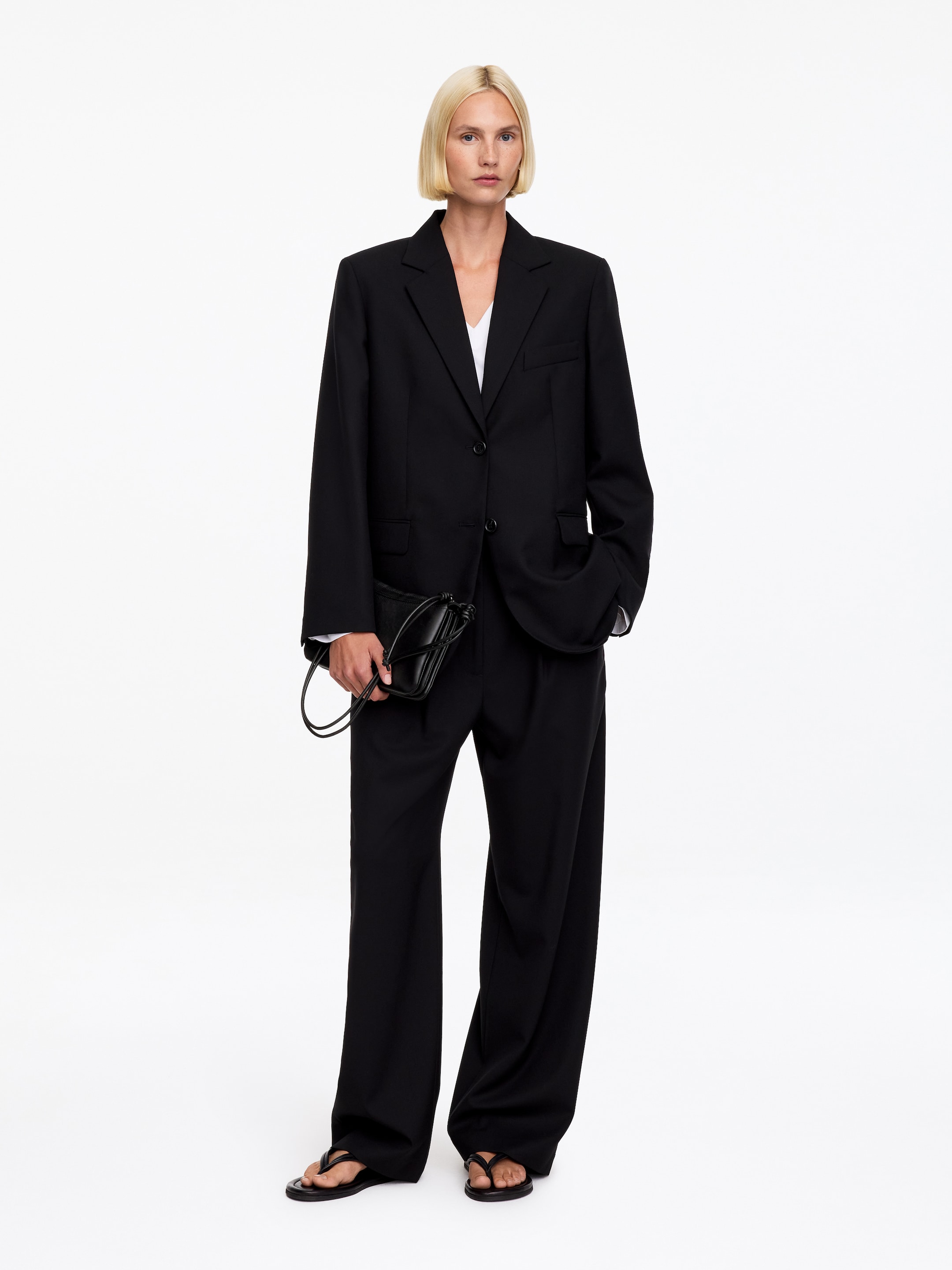 Borsa a tracolla in pelle - Nero - women - StillMedia/Lookbook - 3