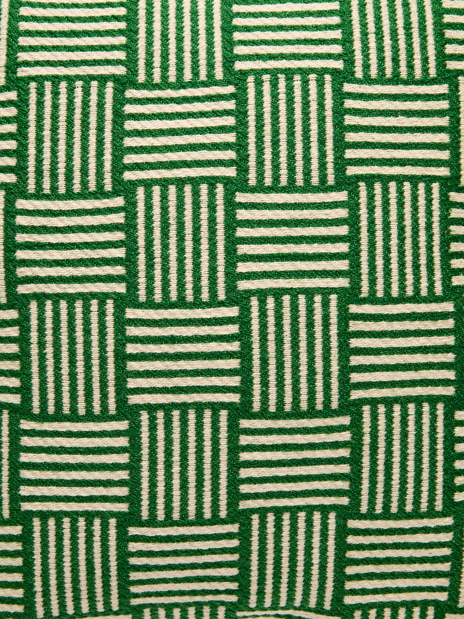 Kopfkissenbezug aus Baumwolle und Wolle 50 x 50 cm - Grün - Haushaltswaren - StillMedia/DescriptiveDetail - 2