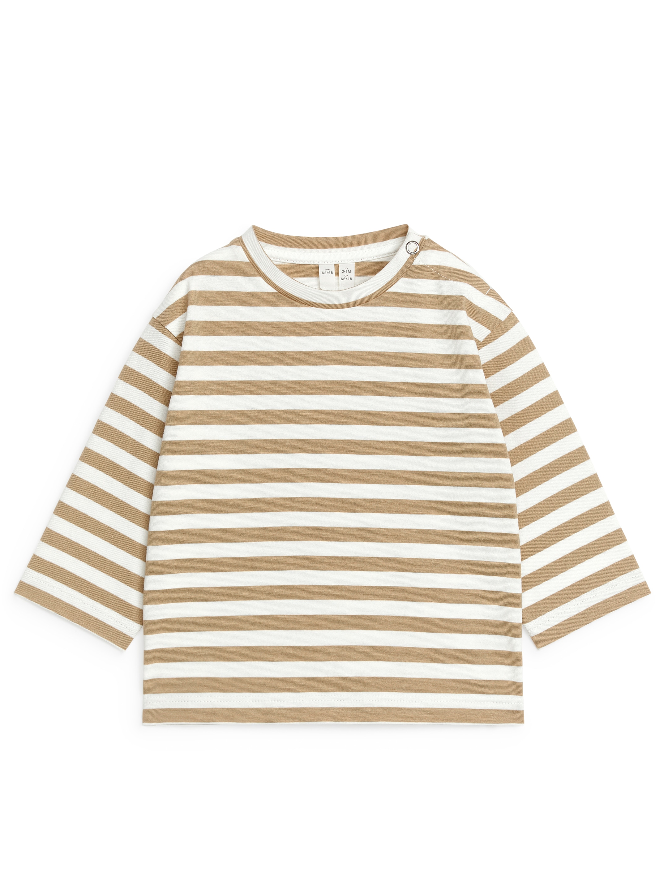 Ingrandisci l'immagine: Long Sleeve Top - Beige/Off White - BAMBINO | H&M CH 1