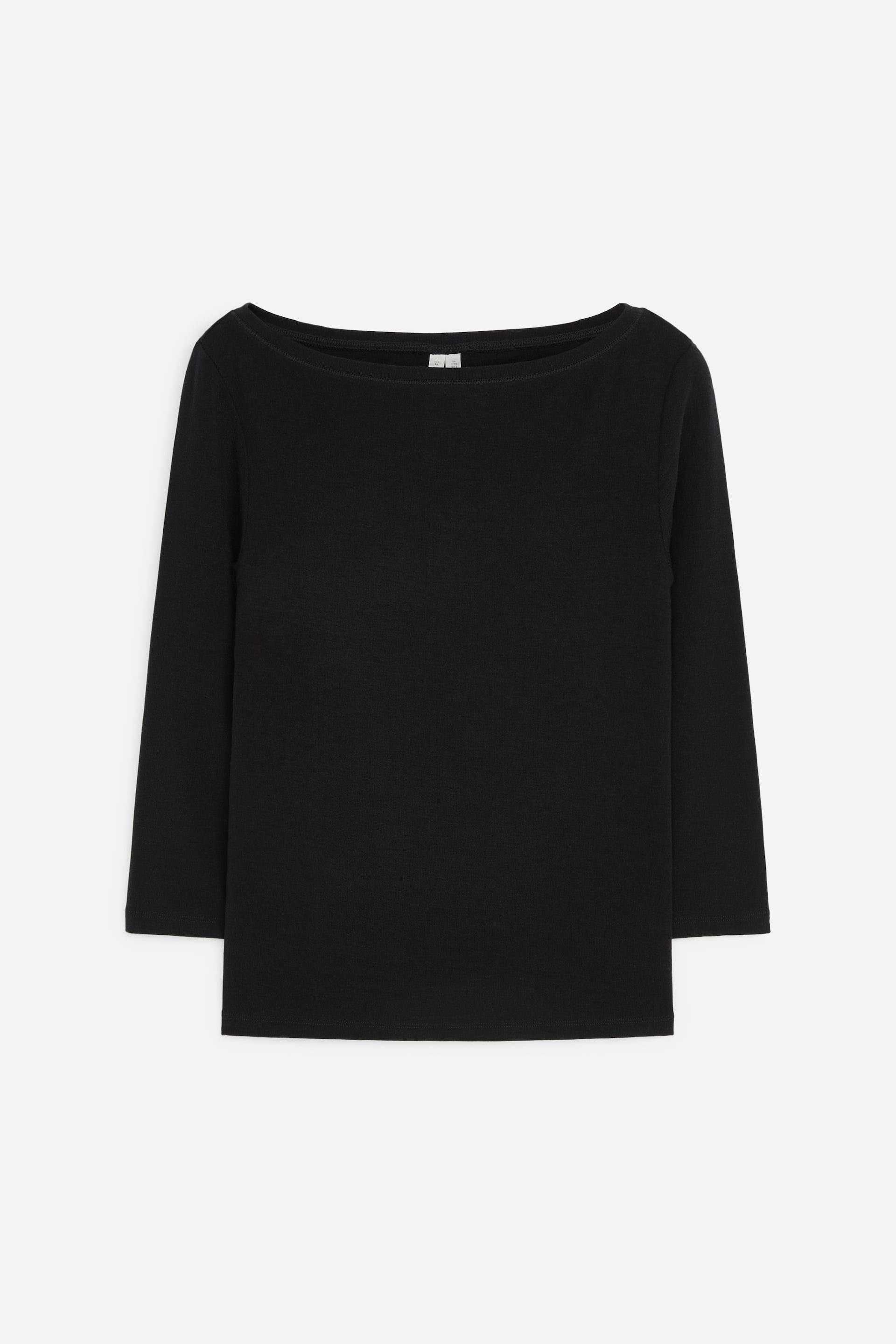 Agrandir l'image: Haut à col bateau - Noir - FEMME | H&M FR 1