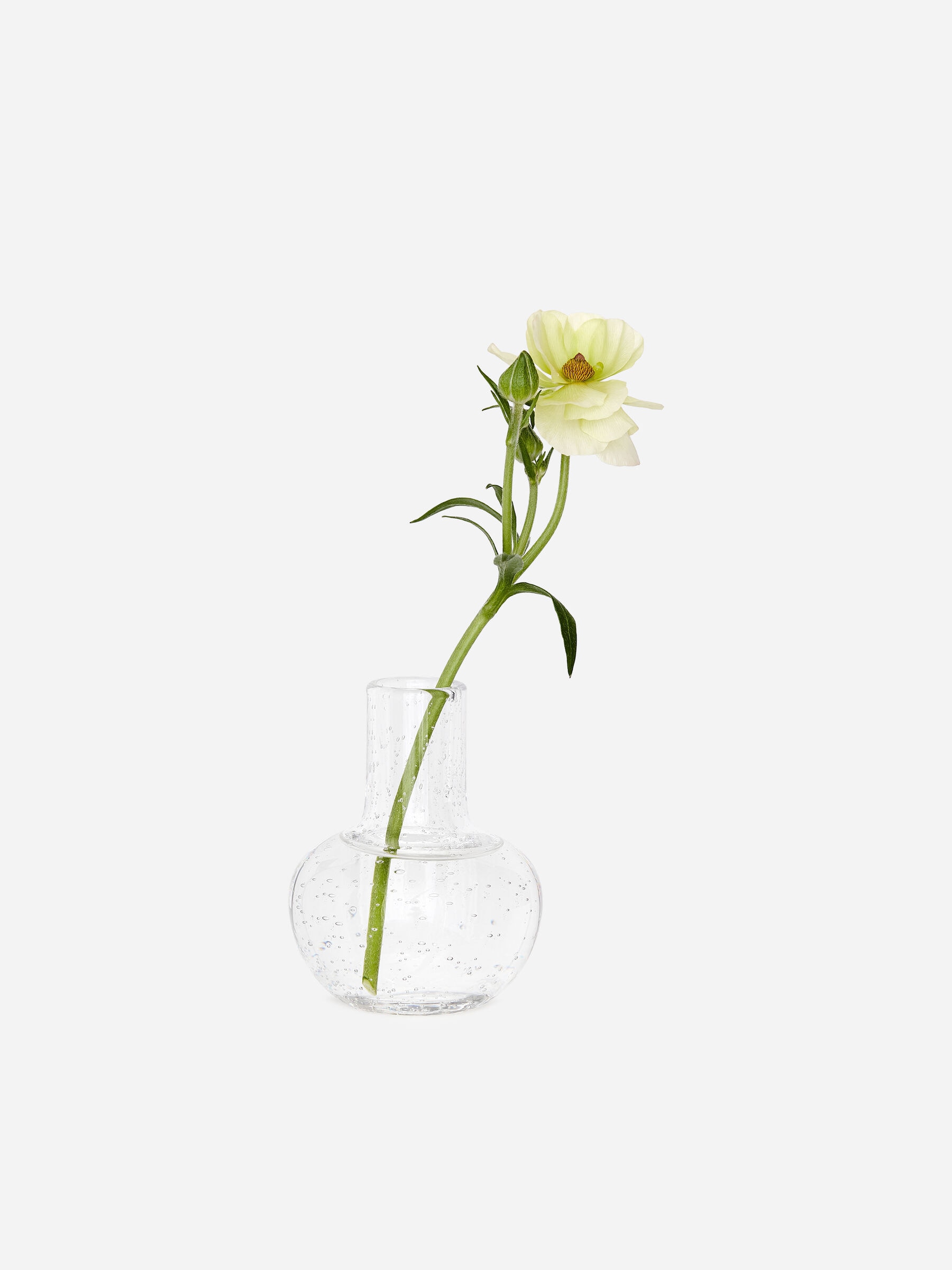 Mini Glass Vase 8 cm-#ECEDEC-19201