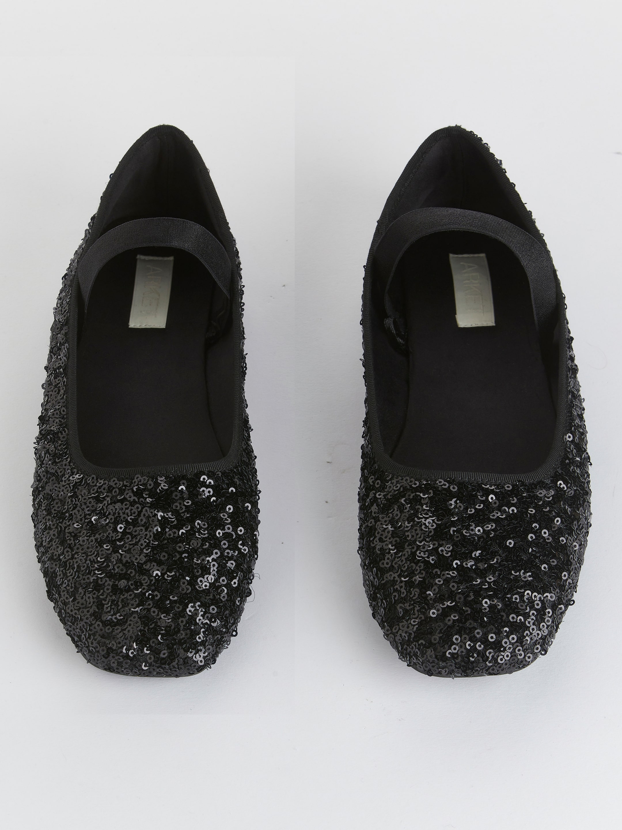 Sequin Ballet Flats - Black - Women - StillMedia/DescriptiveStillLife - 11
