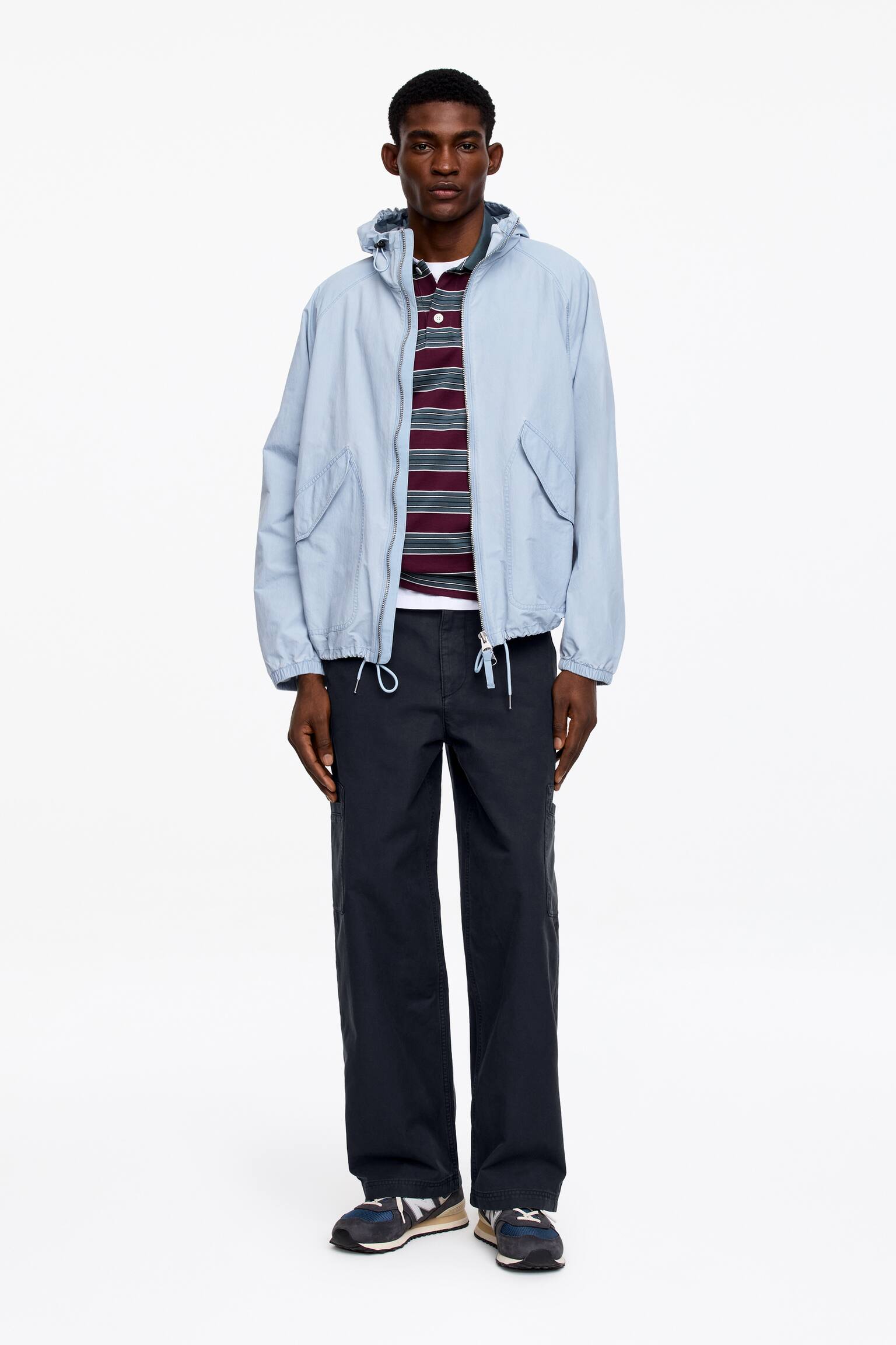 Laza Szabású Munkásnadrágok-Sötétkék - 1