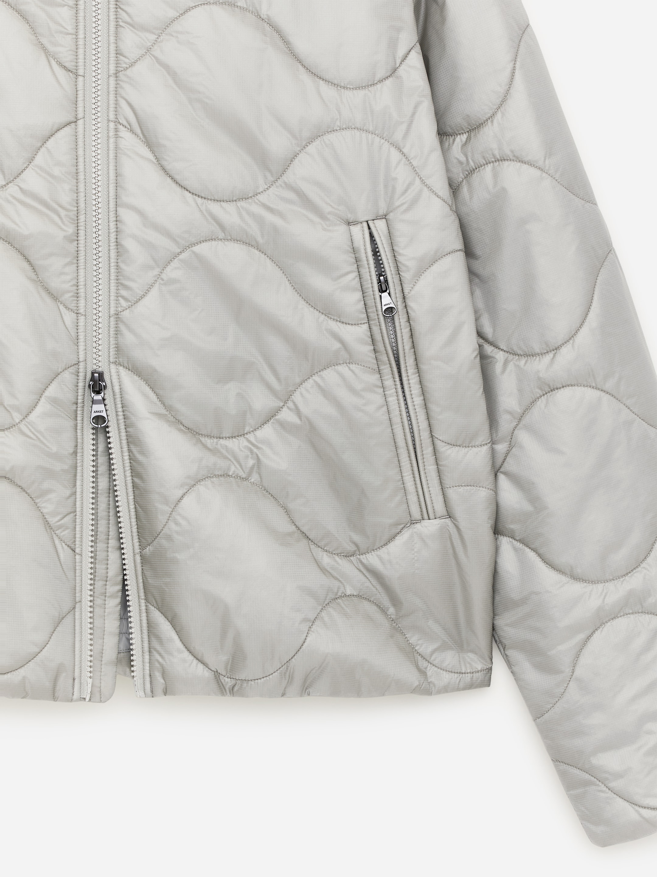 ARKET ACTIVE Hooded Jacket - Grey - Regular fit - Men - StillMedia/DescriptiveDetail - 2