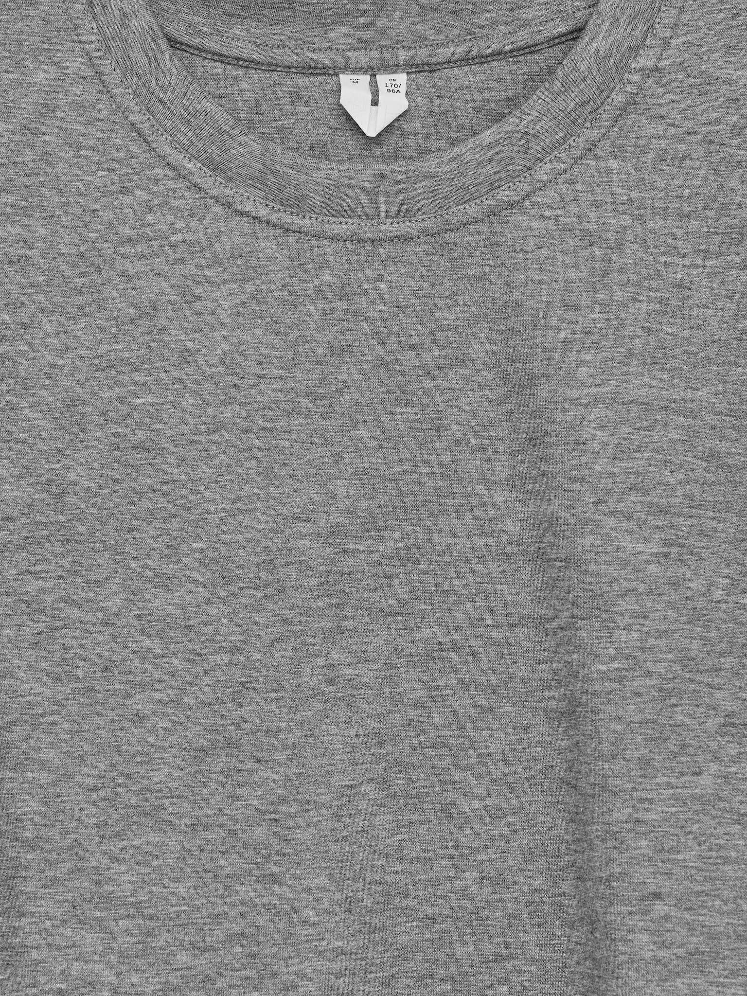 PEARL Schweres T-Shirt - Graumeliert/Rosa/Weiß/Dunkelbraun/Taupe/Schwarz/Dunkelblau - 3