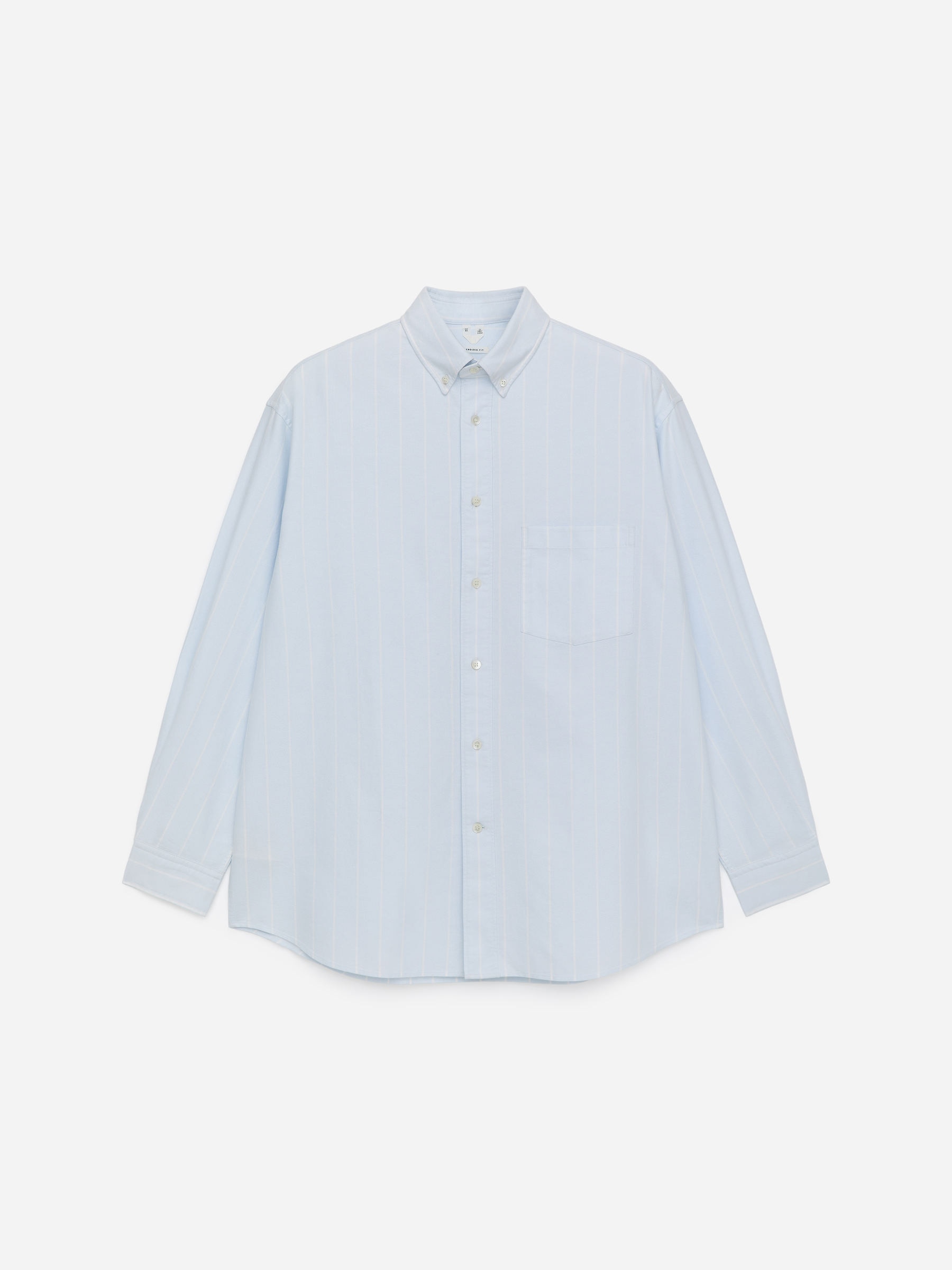 Oversized Oxford Shirt - Blue/White - Oversized - Men - StillMedia/DescriptiveStillLife - 1