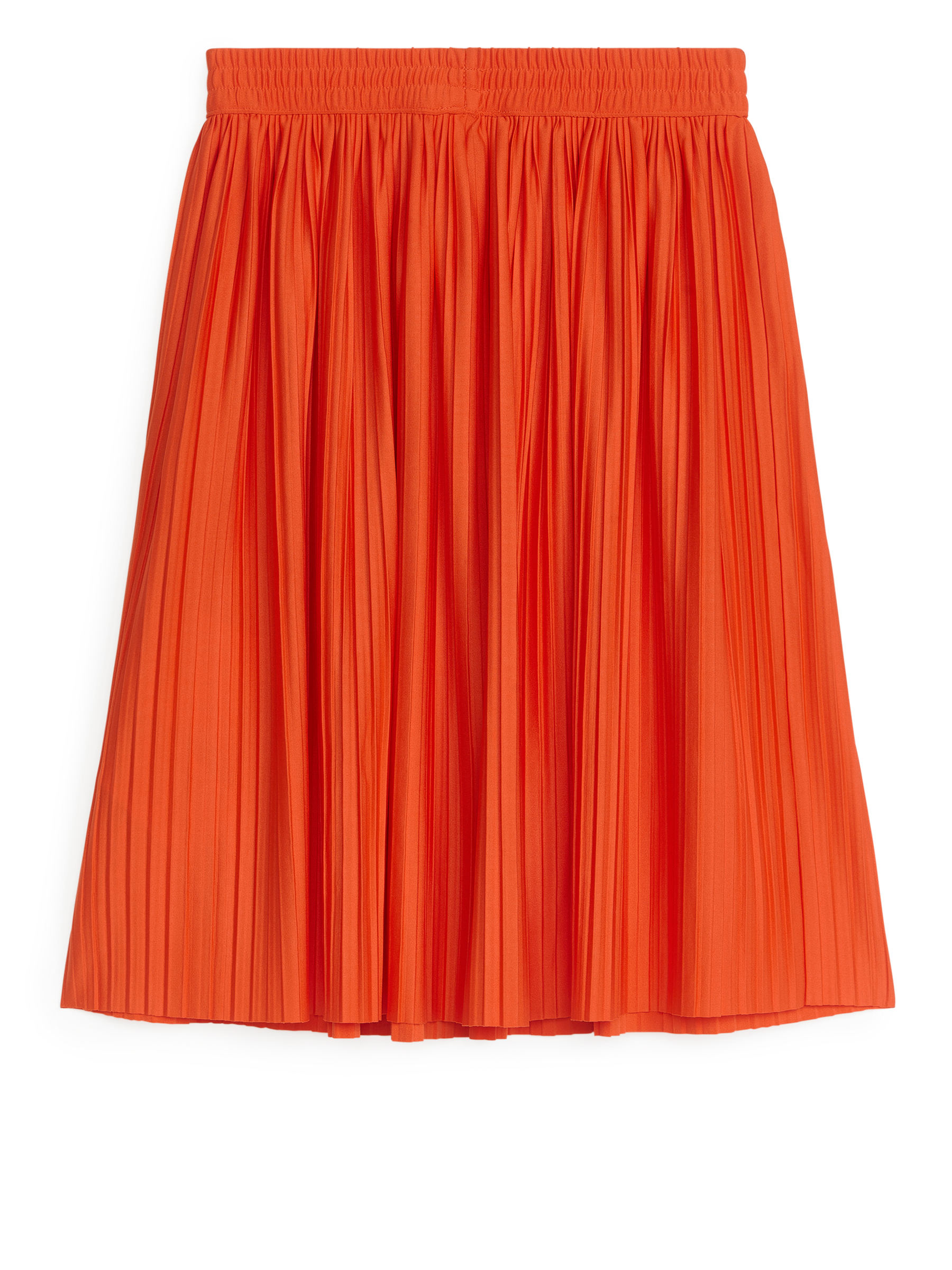 Pleated Midi Skirt - Orange - Regular fit - Children - StillMedia/DescriptiveStillLife - 3
