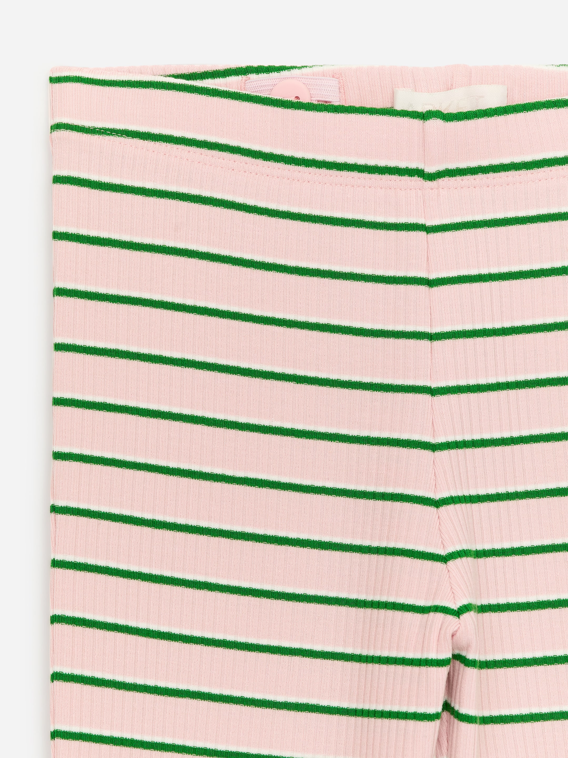 Flared Rib Leggings - Pink/Green/White - Regular fit - Children - StillMedia/DescriptiveDetail - 1