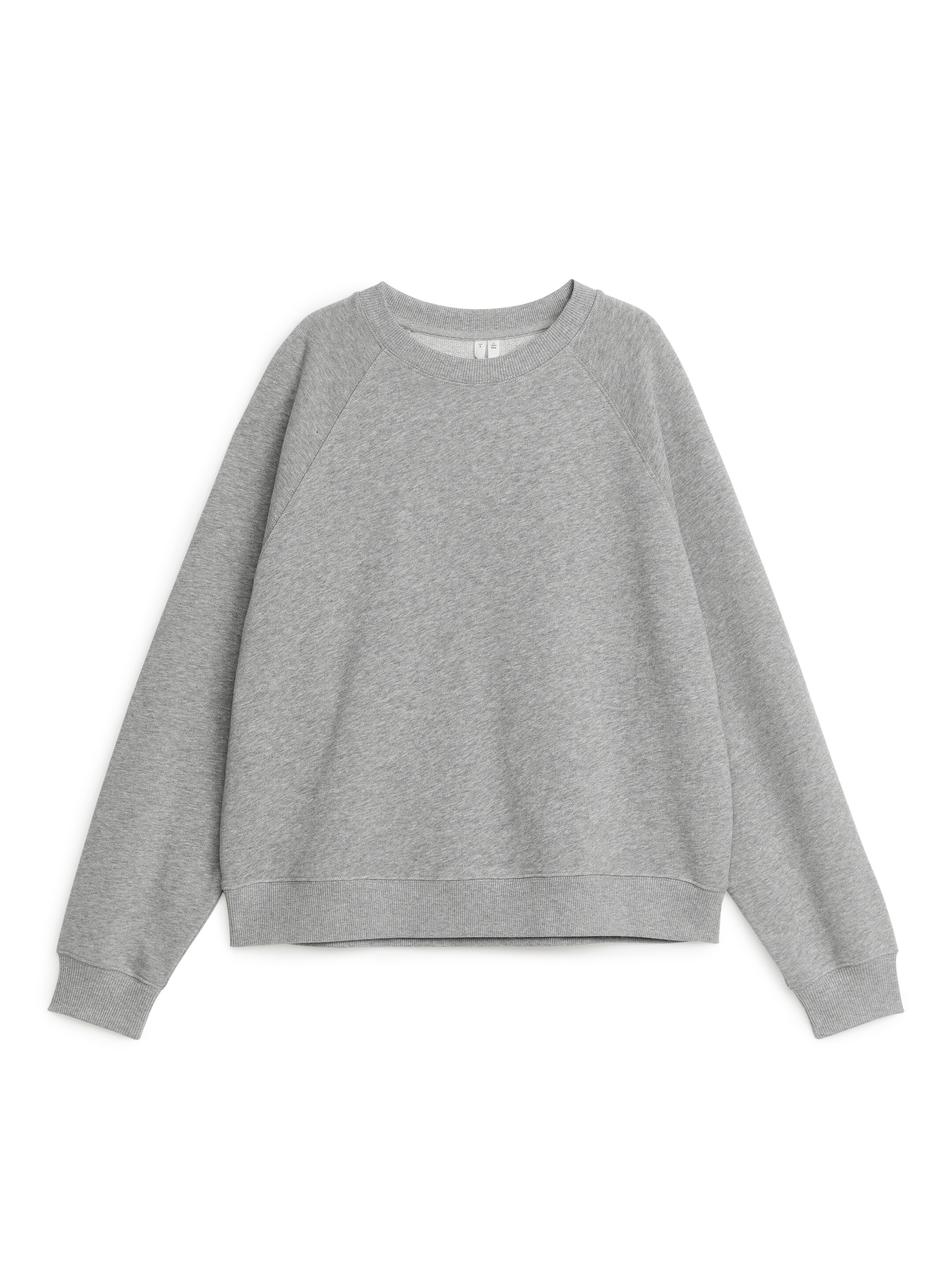 View larger image: Soft French Terry Sweatshirt - Grey Melange - Ladies | H&M GB 1
