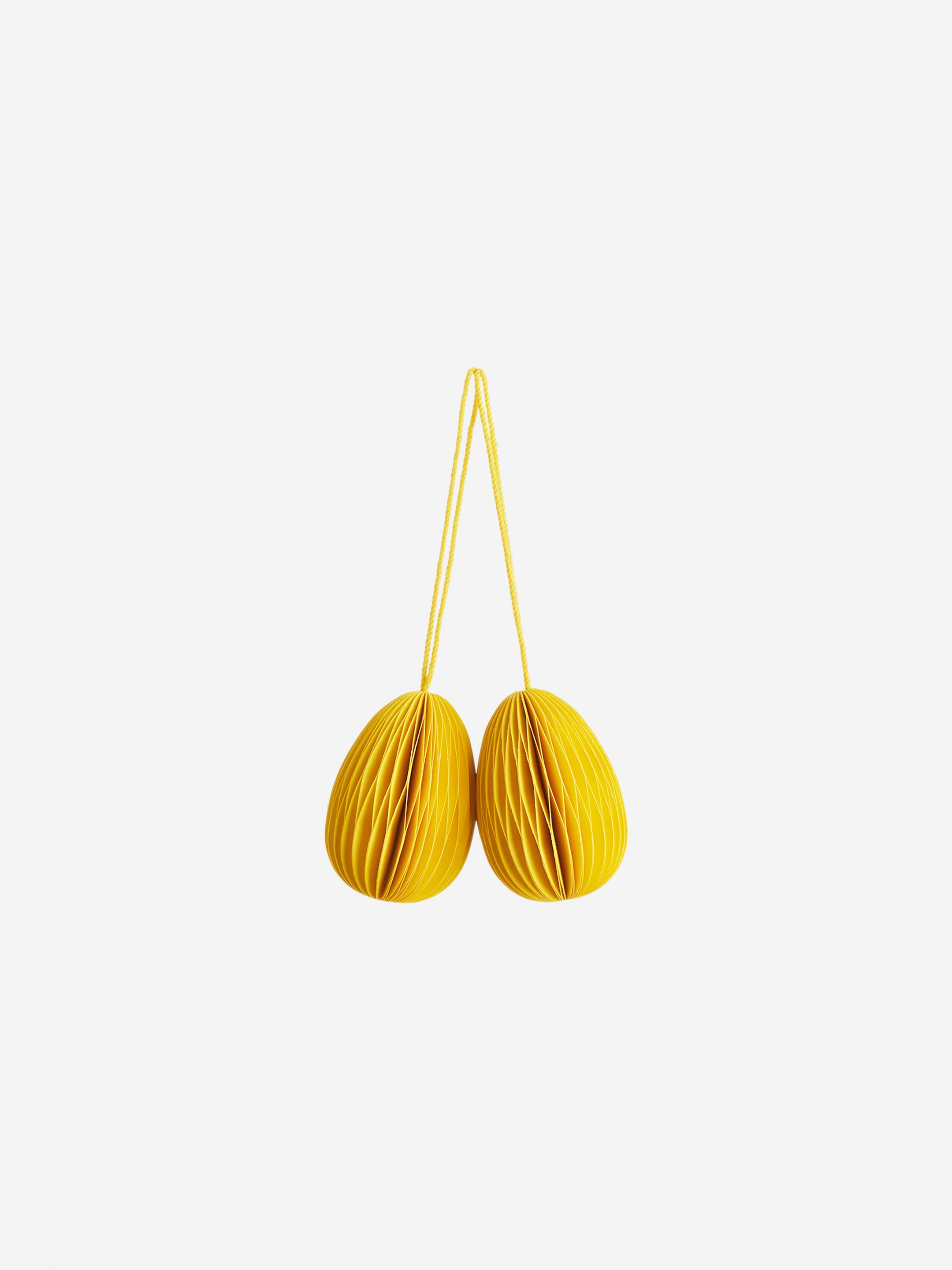 Vis større bilde: Honeycomb-pyntekuler, sett med 2 - Gul - Home All | H&M NO 1