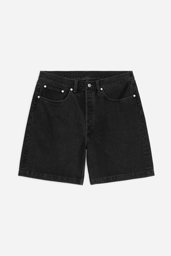 Relaxed Denim Shorts - Black/Dark Blue/Mid Blue/Washed Blue - 1