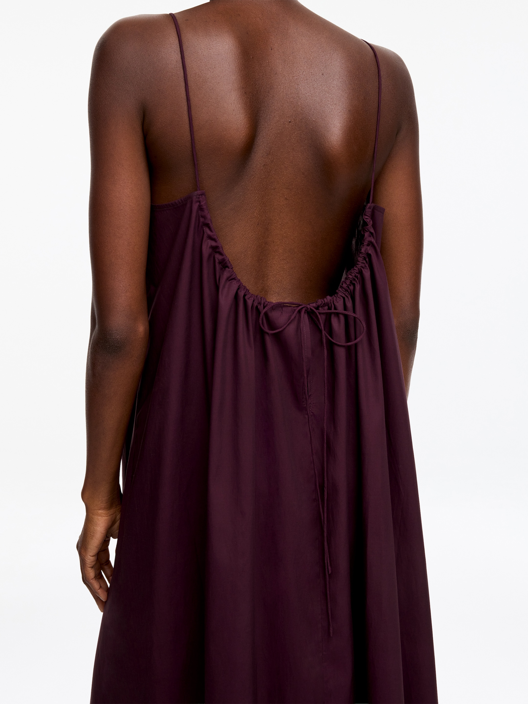 Robe de plage en lyocell et coton - Violet - Loose fit - Femme - StillMedia/Lookbook - 2