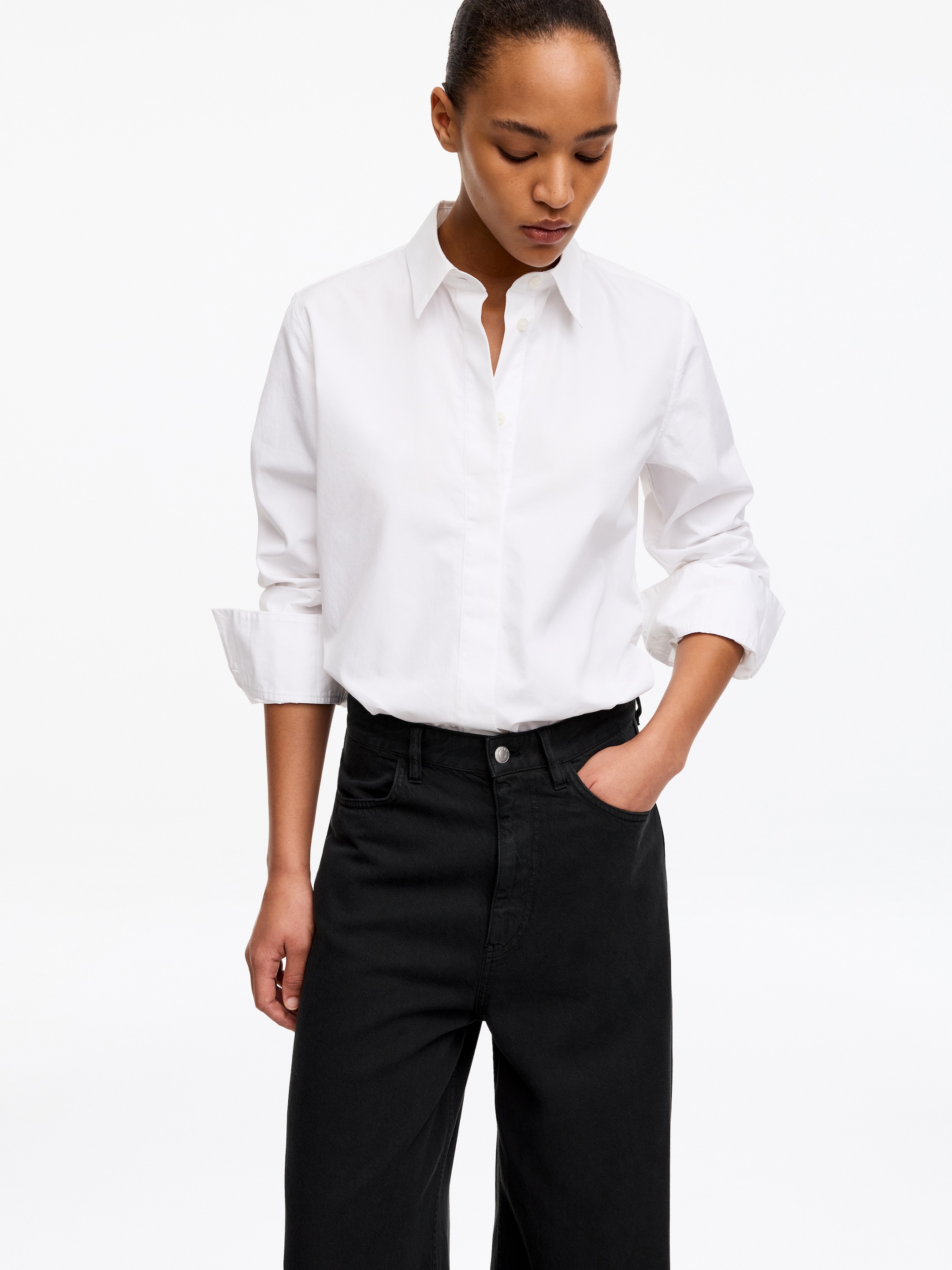 Wide Trousers - Black - Regular fit - Women - StillMedia/Lookbook - 9