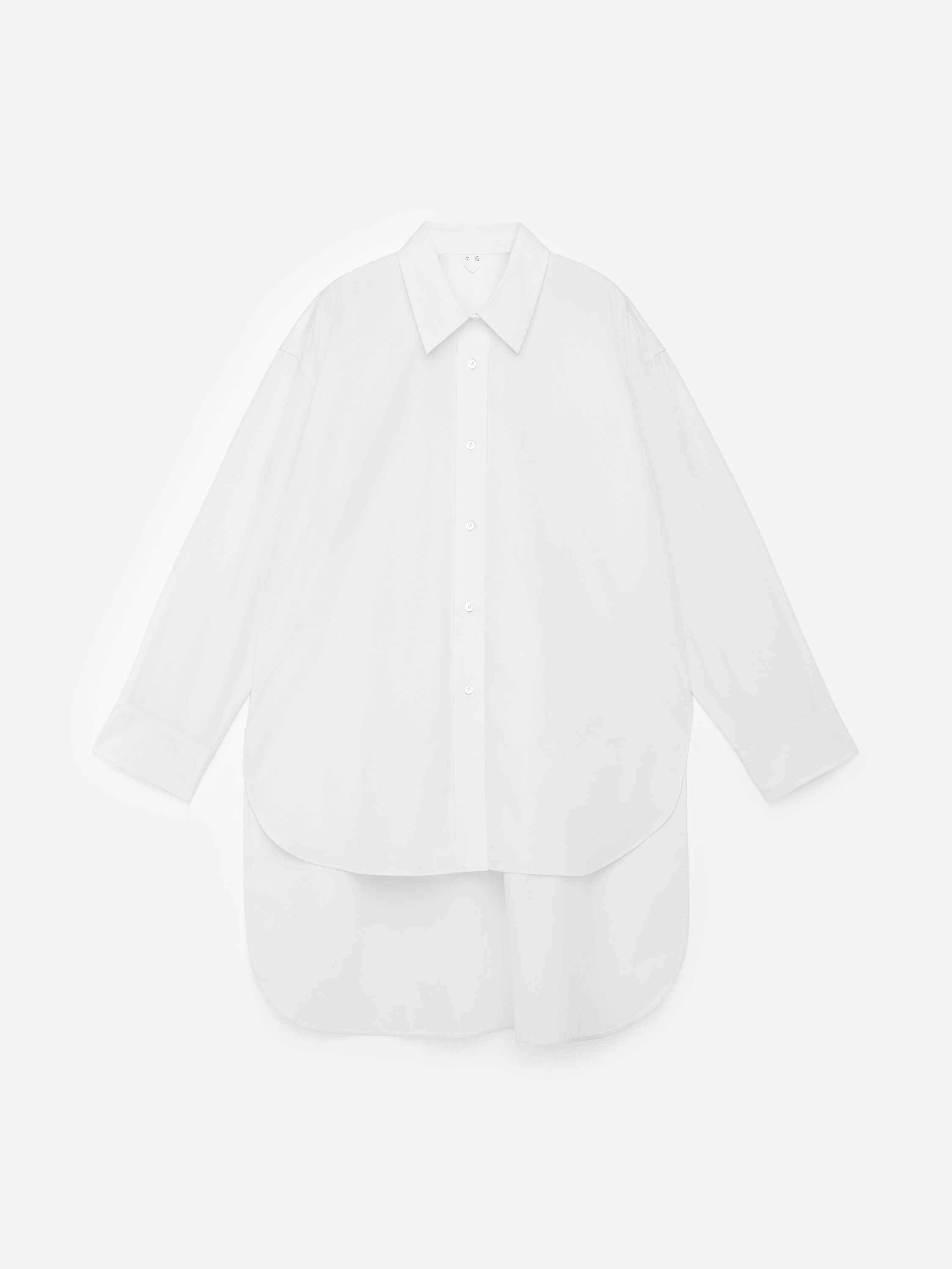 Elongated Shirt - White/Black