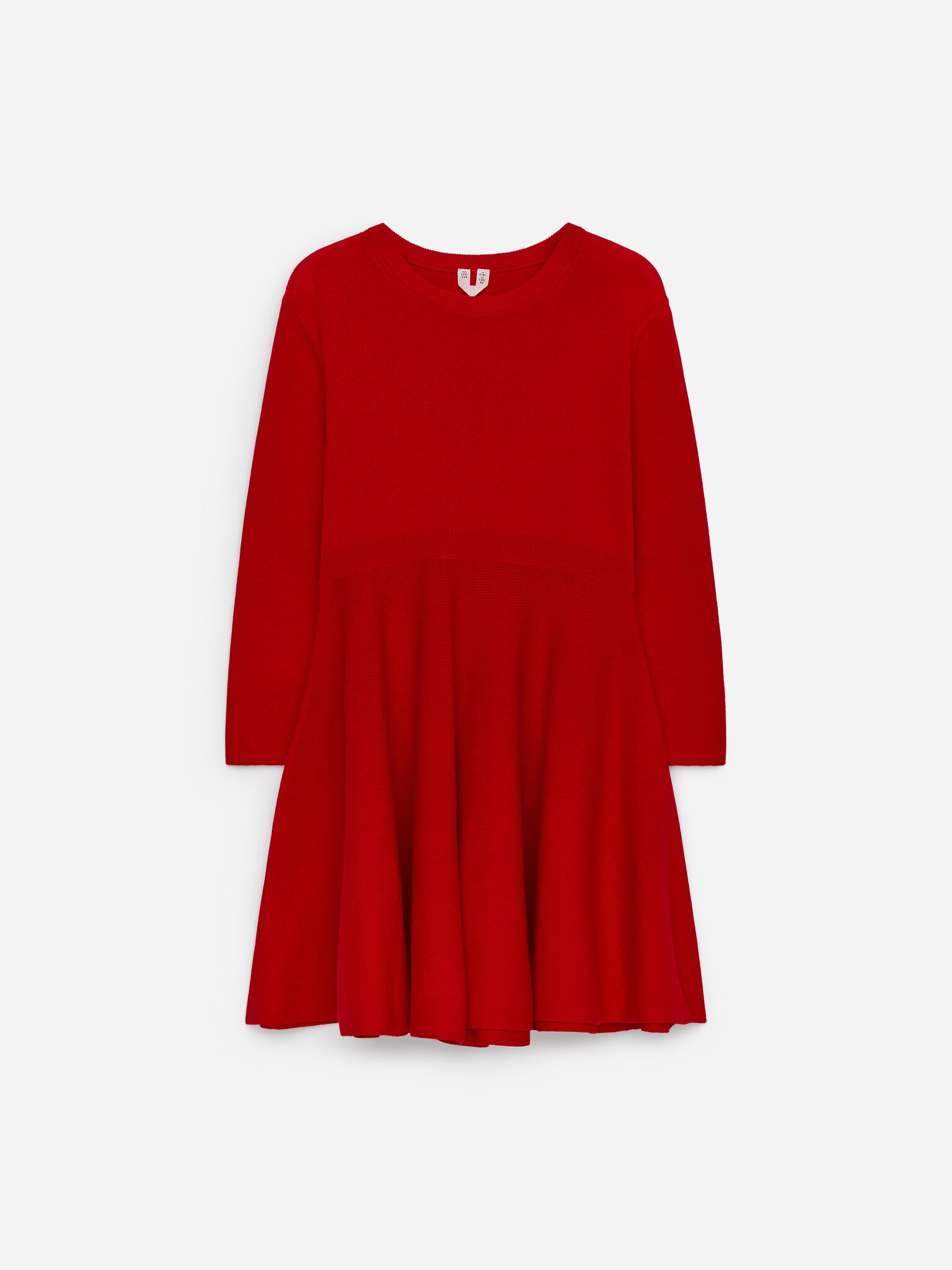 Strickkleid aus Baumwolle und Wolle - Rot