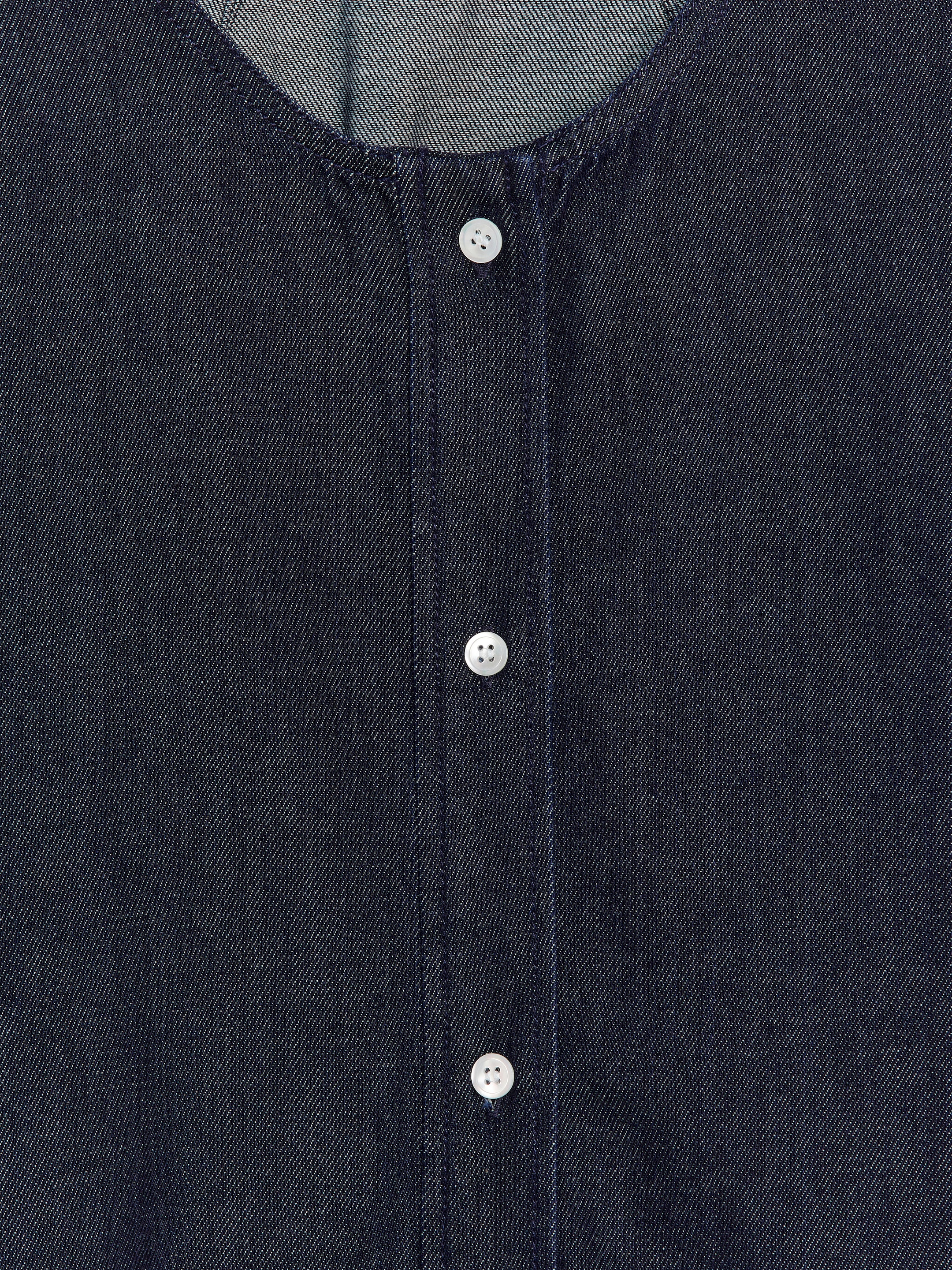 Chemise en denim brut - Bleu foncé - Relaxed fit - Femme - StillMedia/DescriptiveDetail - 1