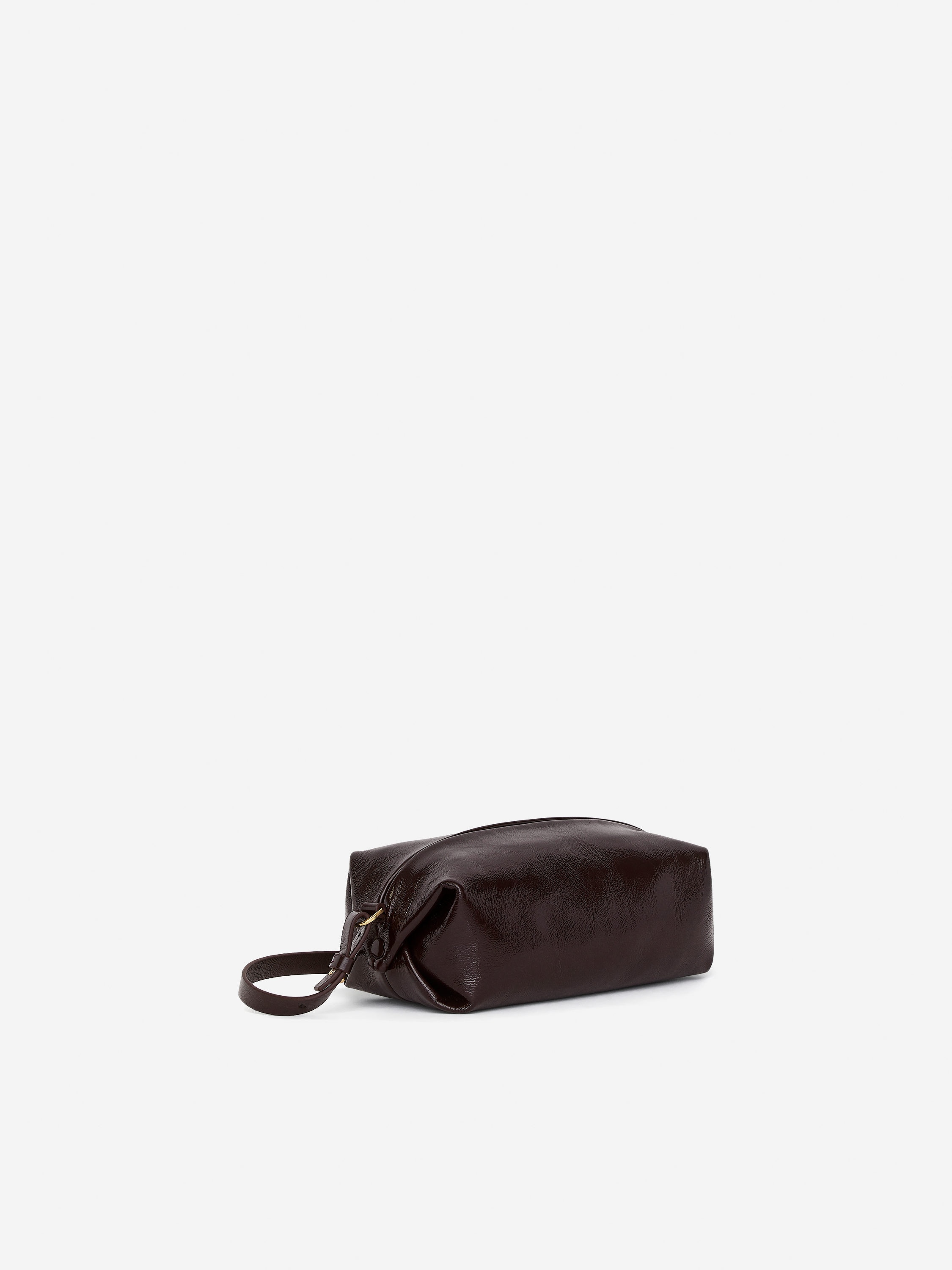 Lacquered Crossbody Bag - Burgundy - Women - StillMedia/DescriptiveStillLife - 1