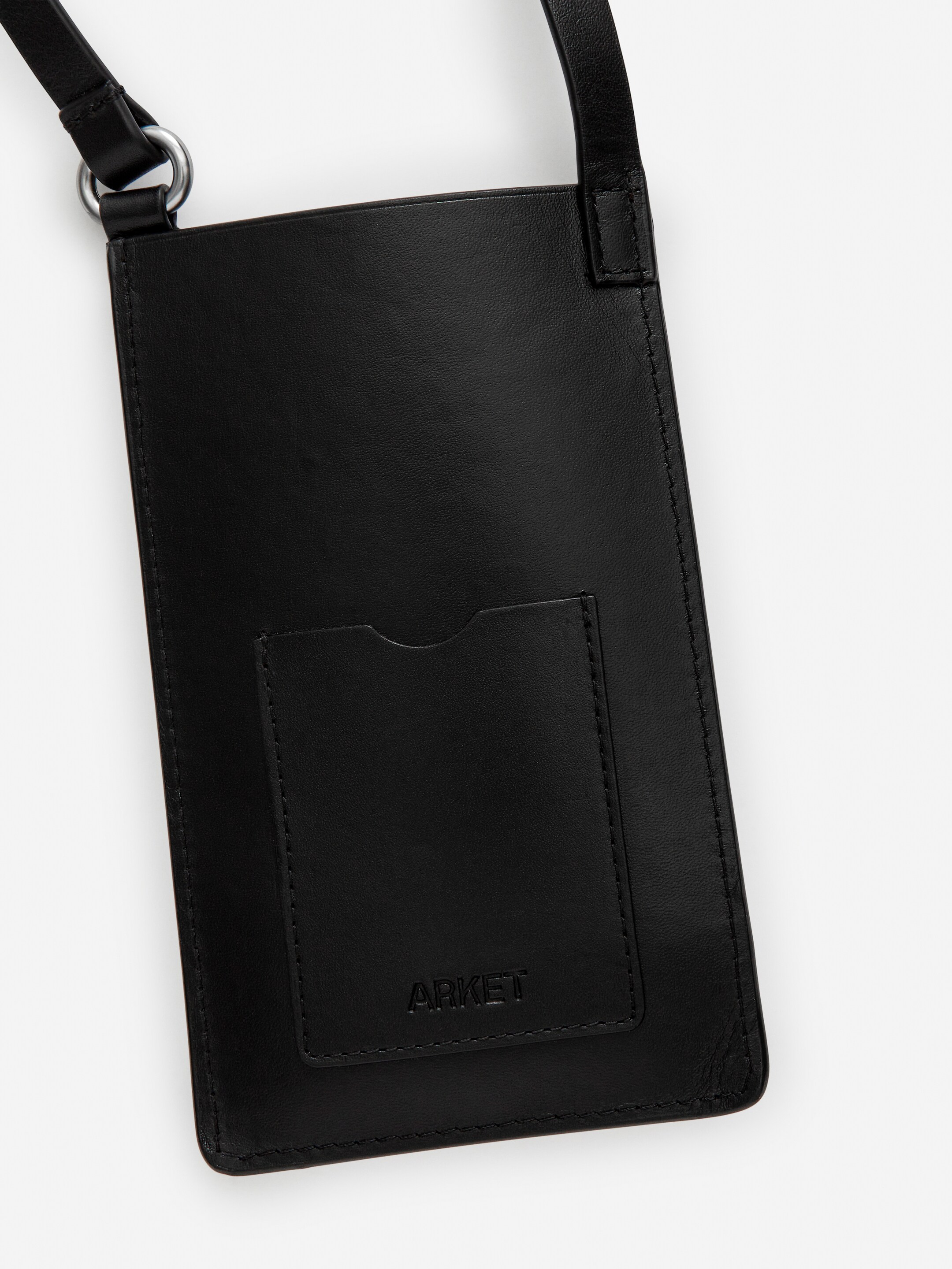 Größeres Bild ansehen: Handytasche aus Leder - Schwarz - Men | H&M DE 3