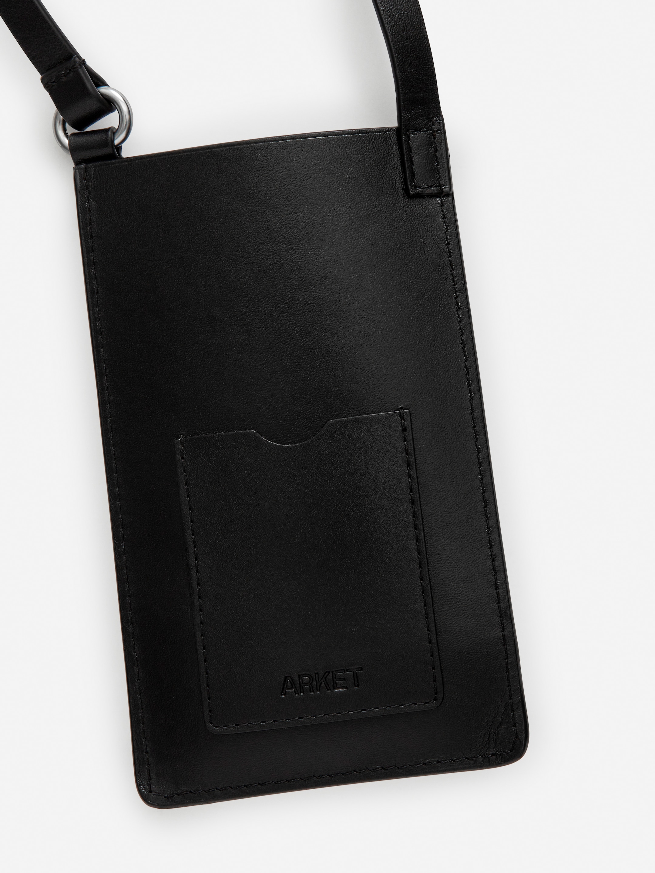 Handytasche aus Leder - Schwarz - Herren - StillMedia/DescriptiveDetail - 3