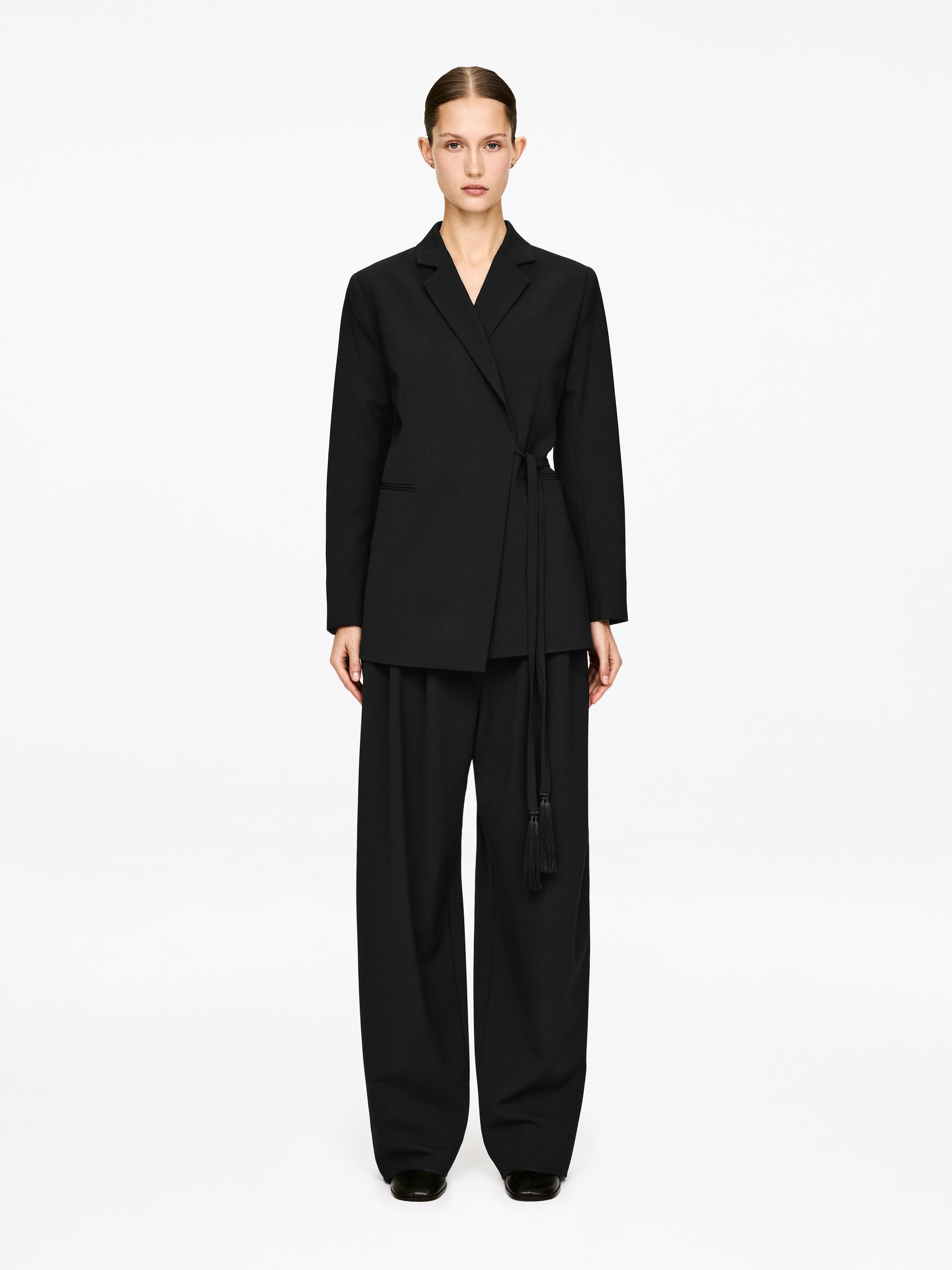 Wrap Blazer-#272627-17687