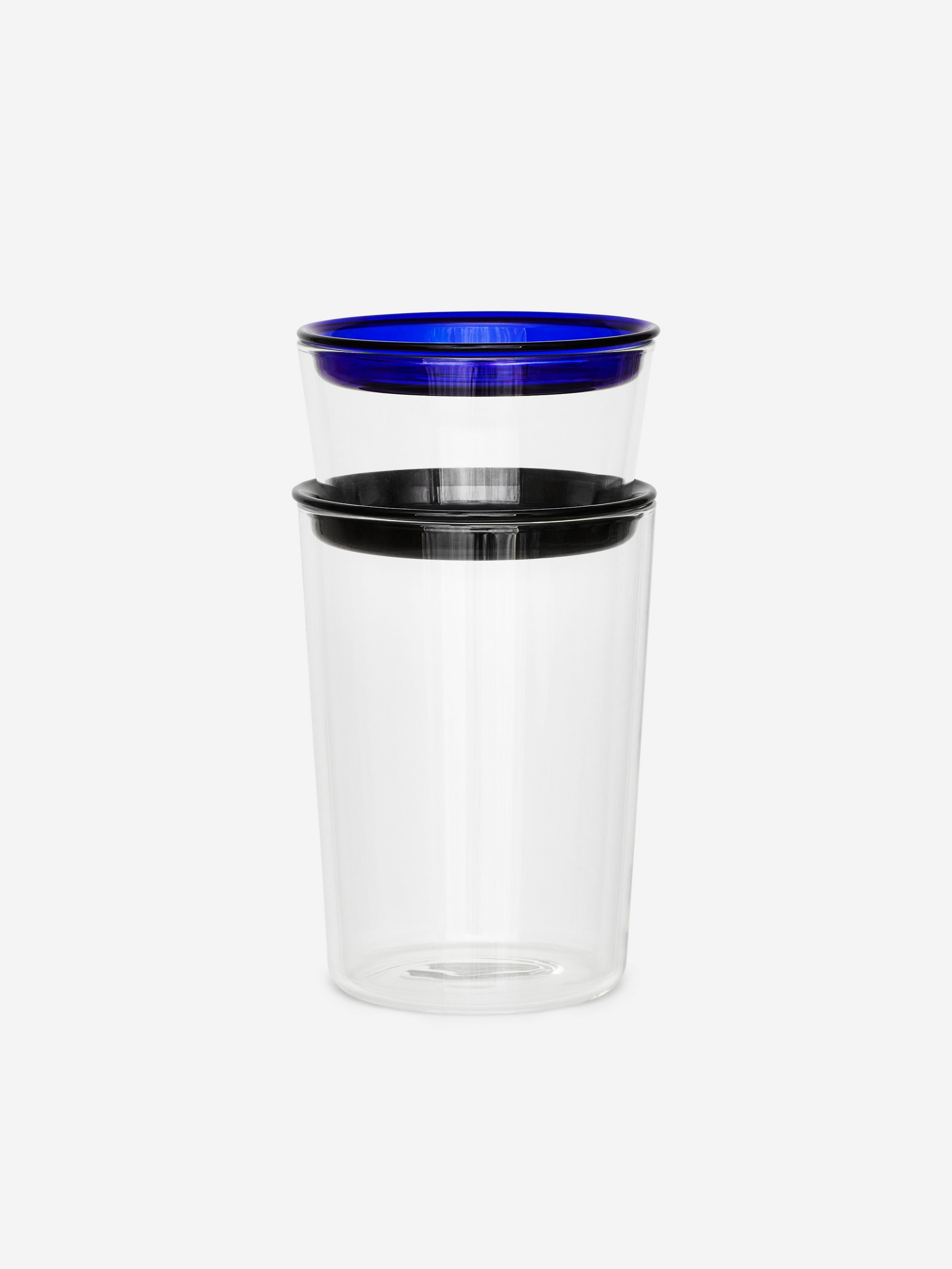 Glass Canister High - Transparent/Black - Homeware - StillMedia/DescriptiveDetail - 3