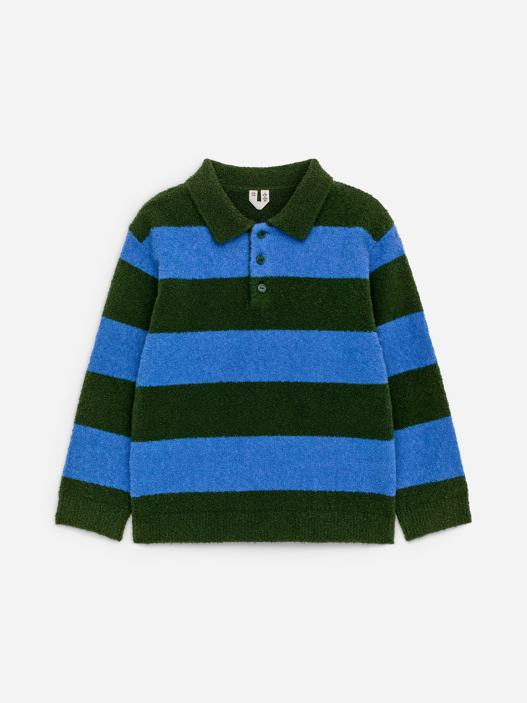 Long-Sleeved Polo Shirt-#3A4D37-17404