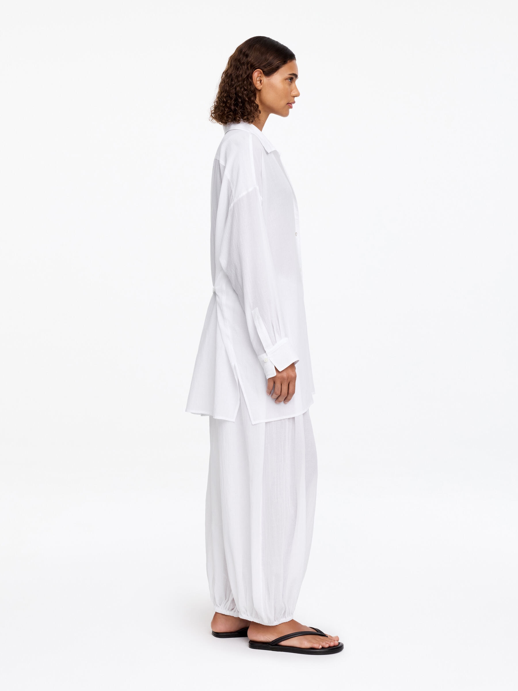 Camicia con silhouette allungata - Bianco - Women - StillMedia/Lookbook - 5