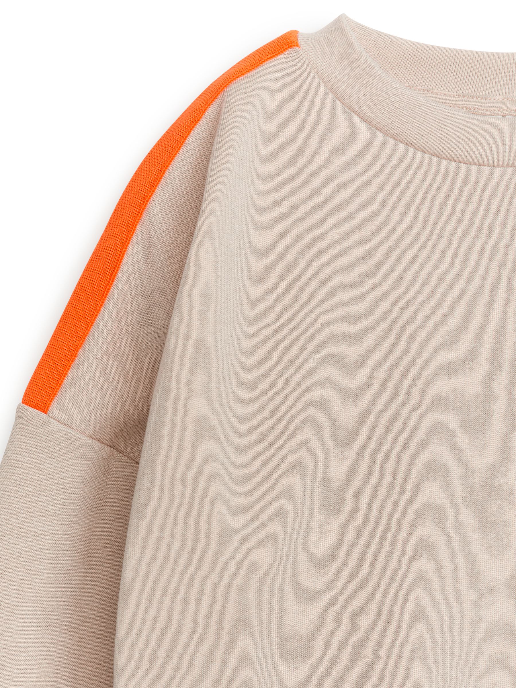 Legeres Sweatshirt - Beige/Orange - Loose Fit - Kinder - StillMedia/DescriptiveDetail - 2
