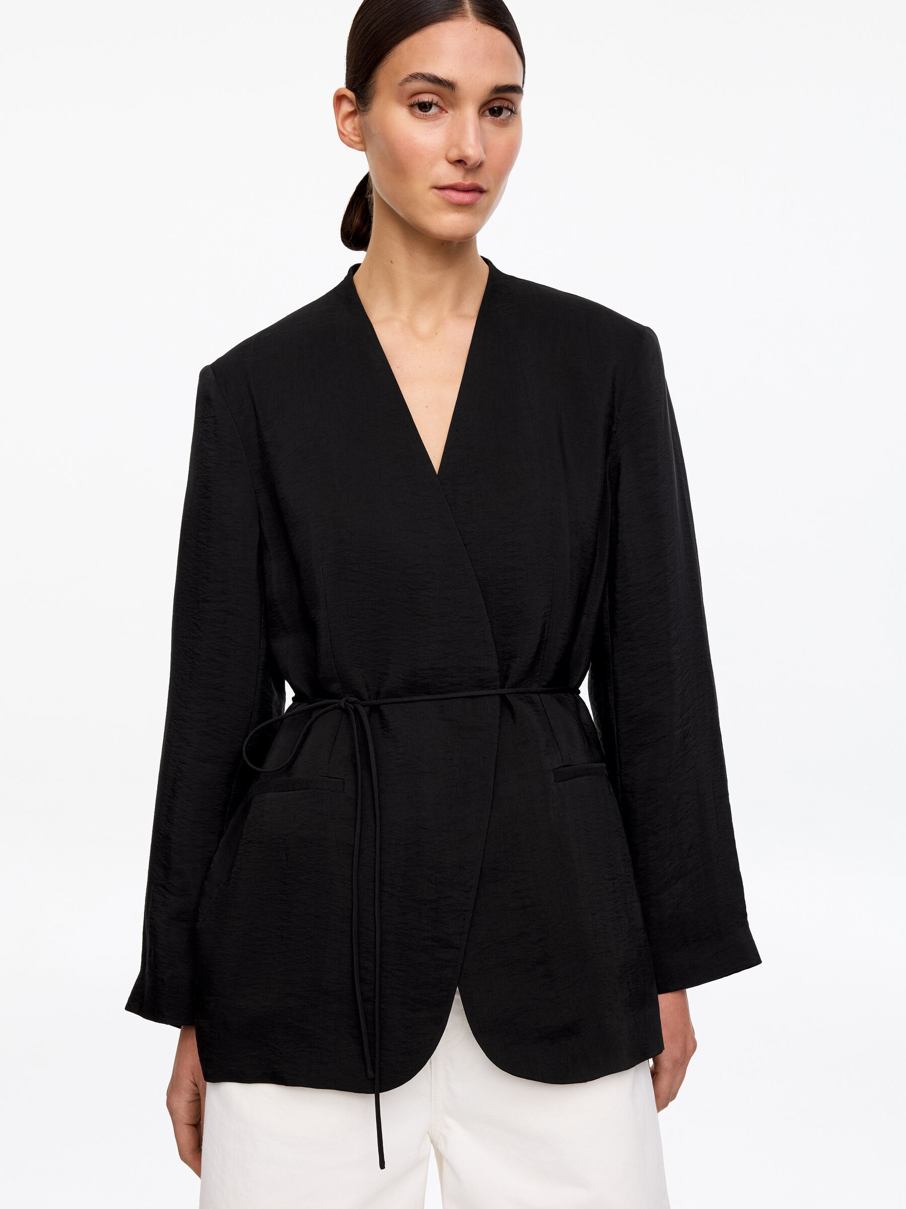 Blazer croisé - Noir - Regular fit - Femme - StillMedia/Lookbook - 5