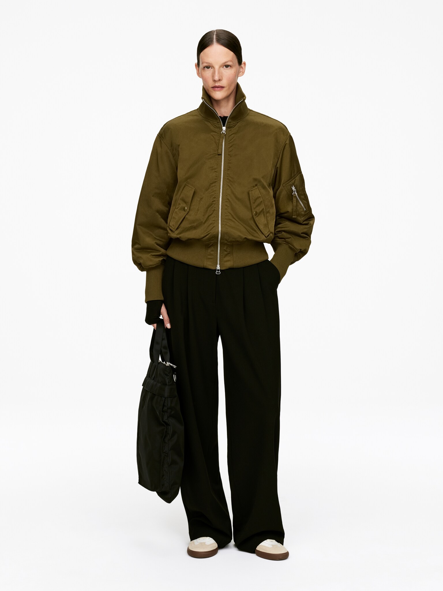 Nylon Jacket - Khaki Green