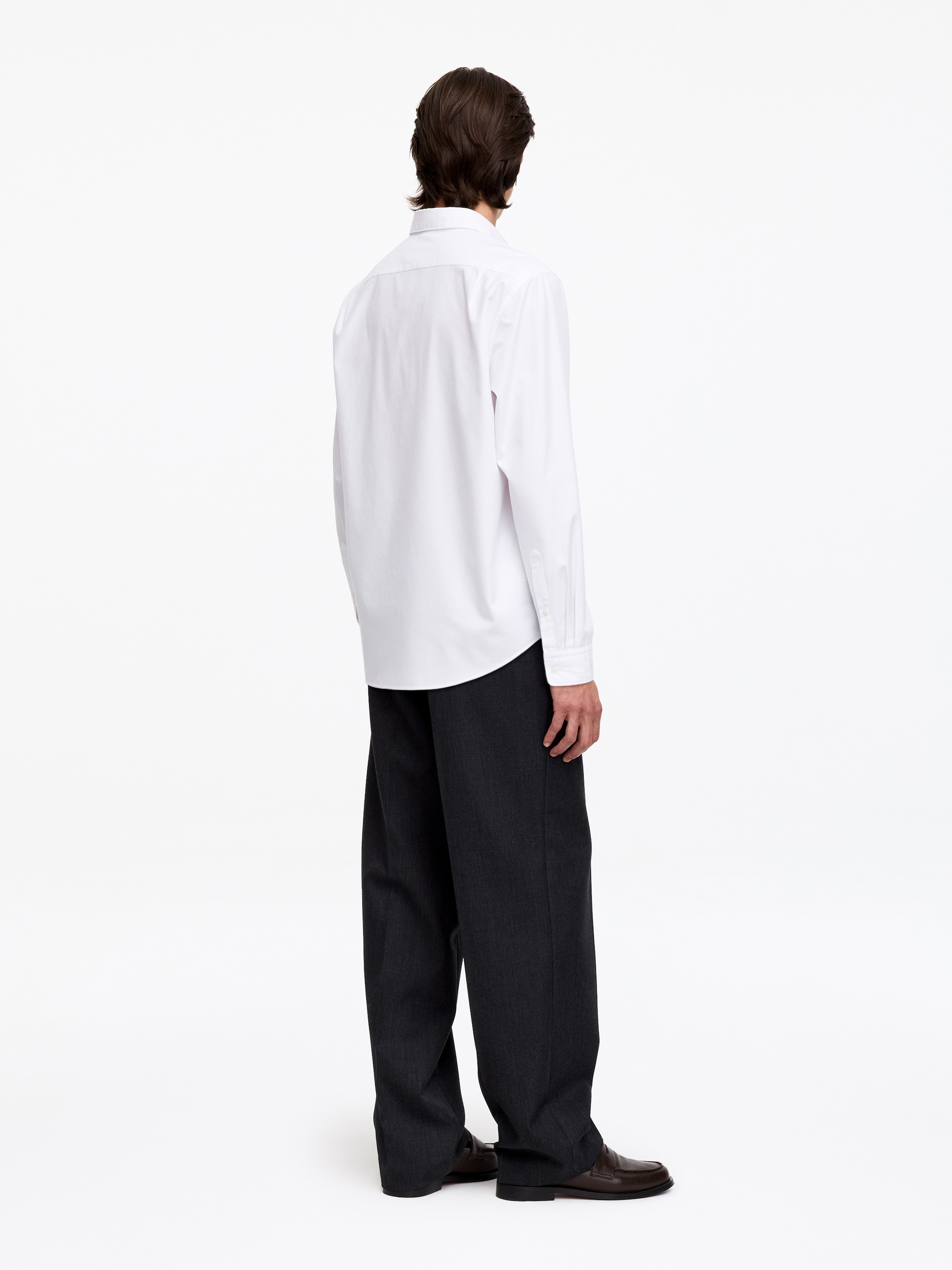 Cotton-Tencel Shirt - White - Regular fit - Men - StillMedia/Lookbook - 2
