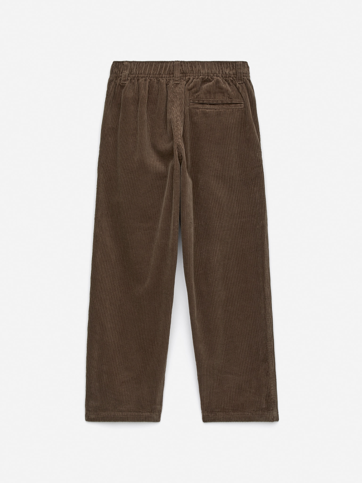 Pantalon en velours côtelé - Taupe foncé/Bleu foncé - 2