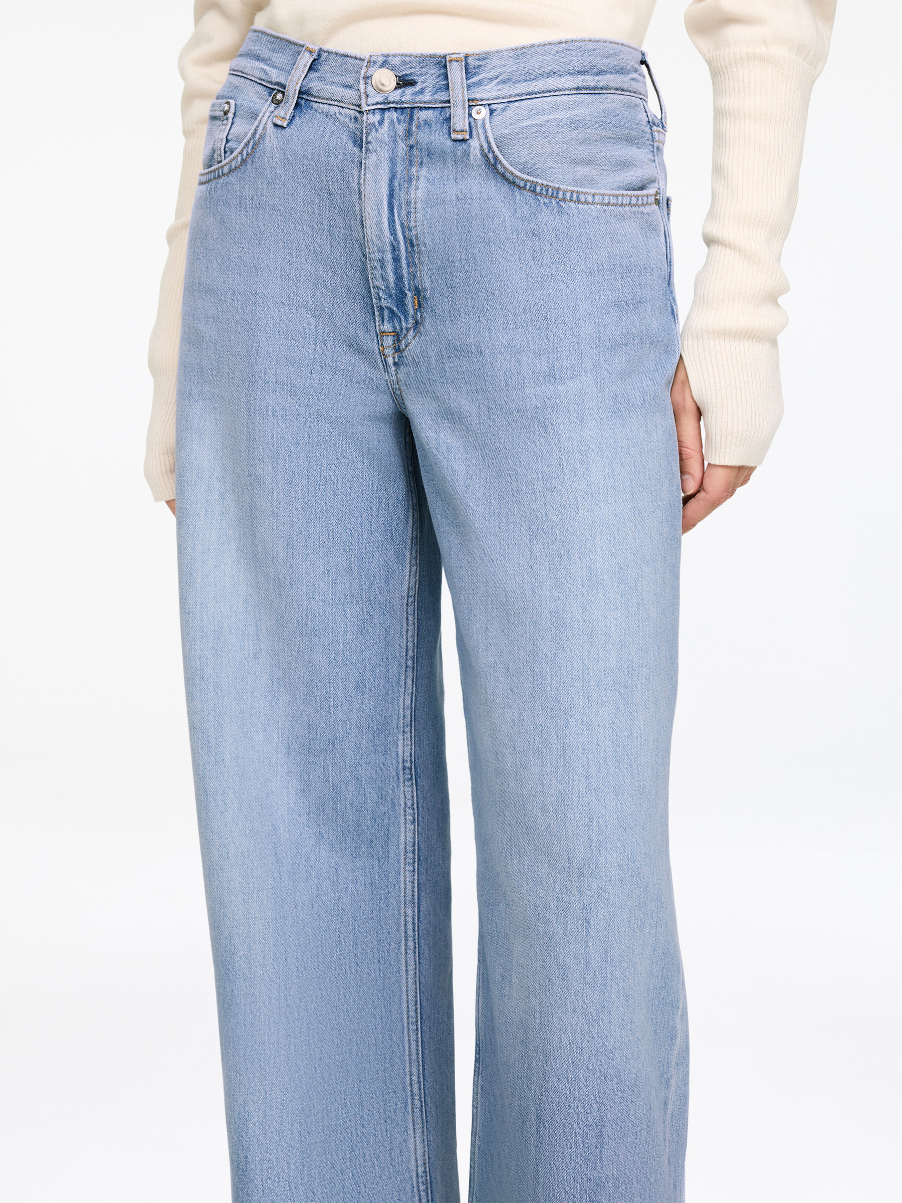 Jean large ample CLOUD - Bleu - Relaxed fit - Femme - StillMedia/Lookbook - 6