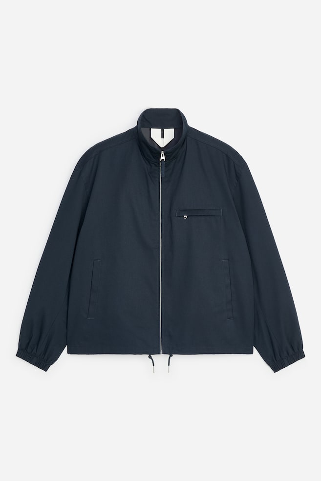 Boxy Jacket - Dark Blue/Dark Mole - 1