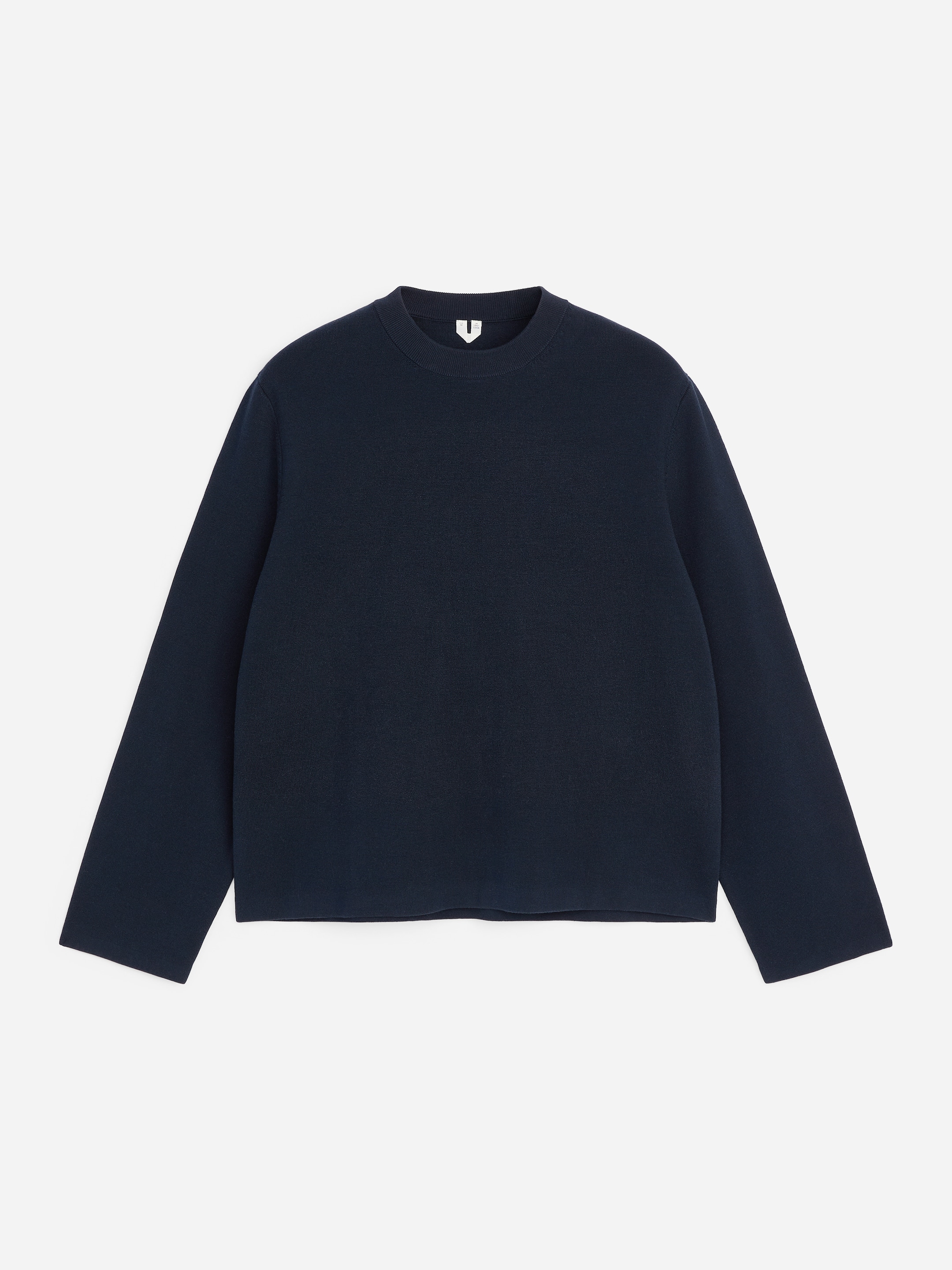 Relaxed Cotton Blend Jumper-Blue-19196