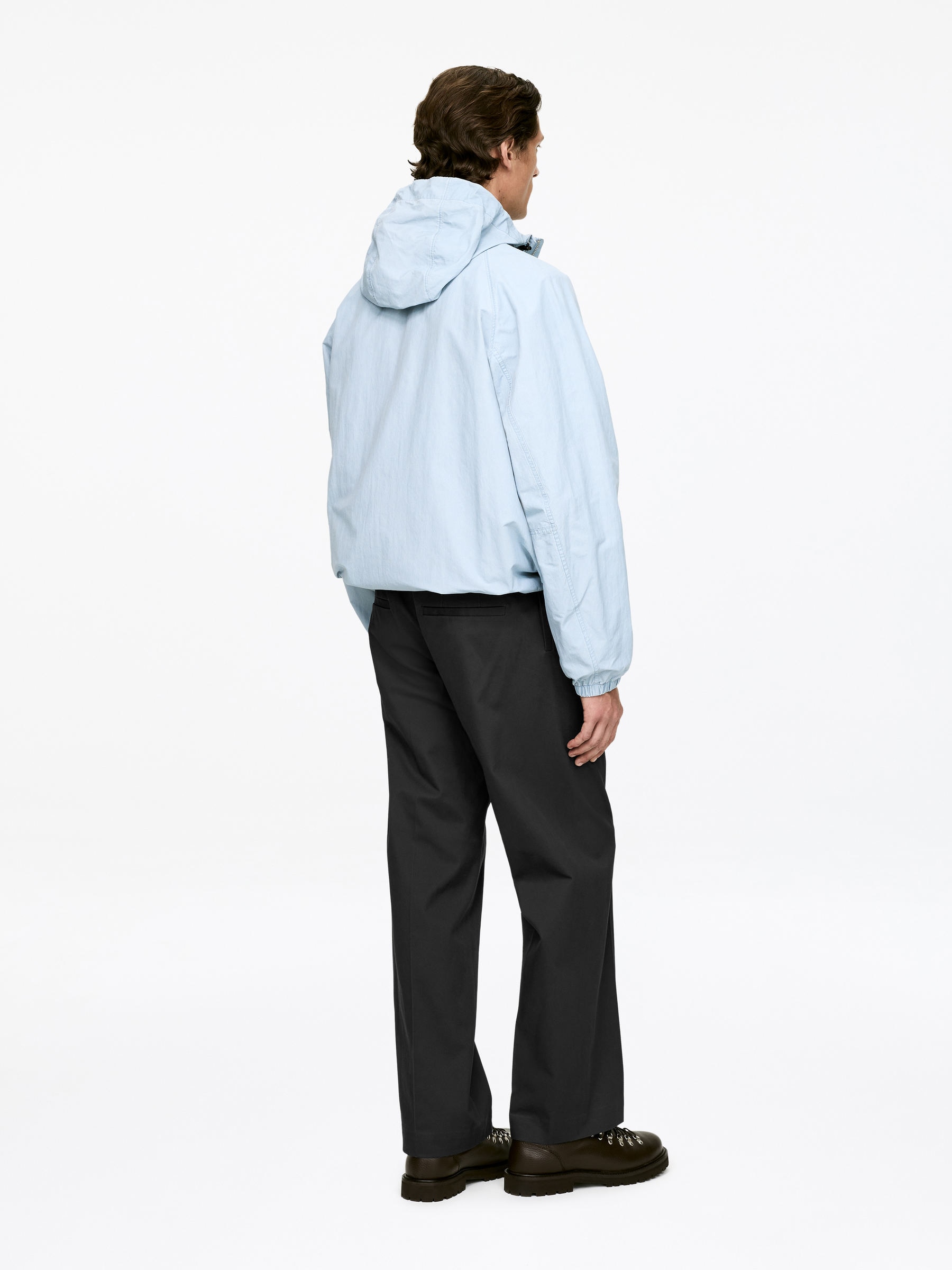 Relaxed Cotton Twill Trousers - Dark Grey - Relaxed fit - Men - StillMedia/Lookbook - 5
