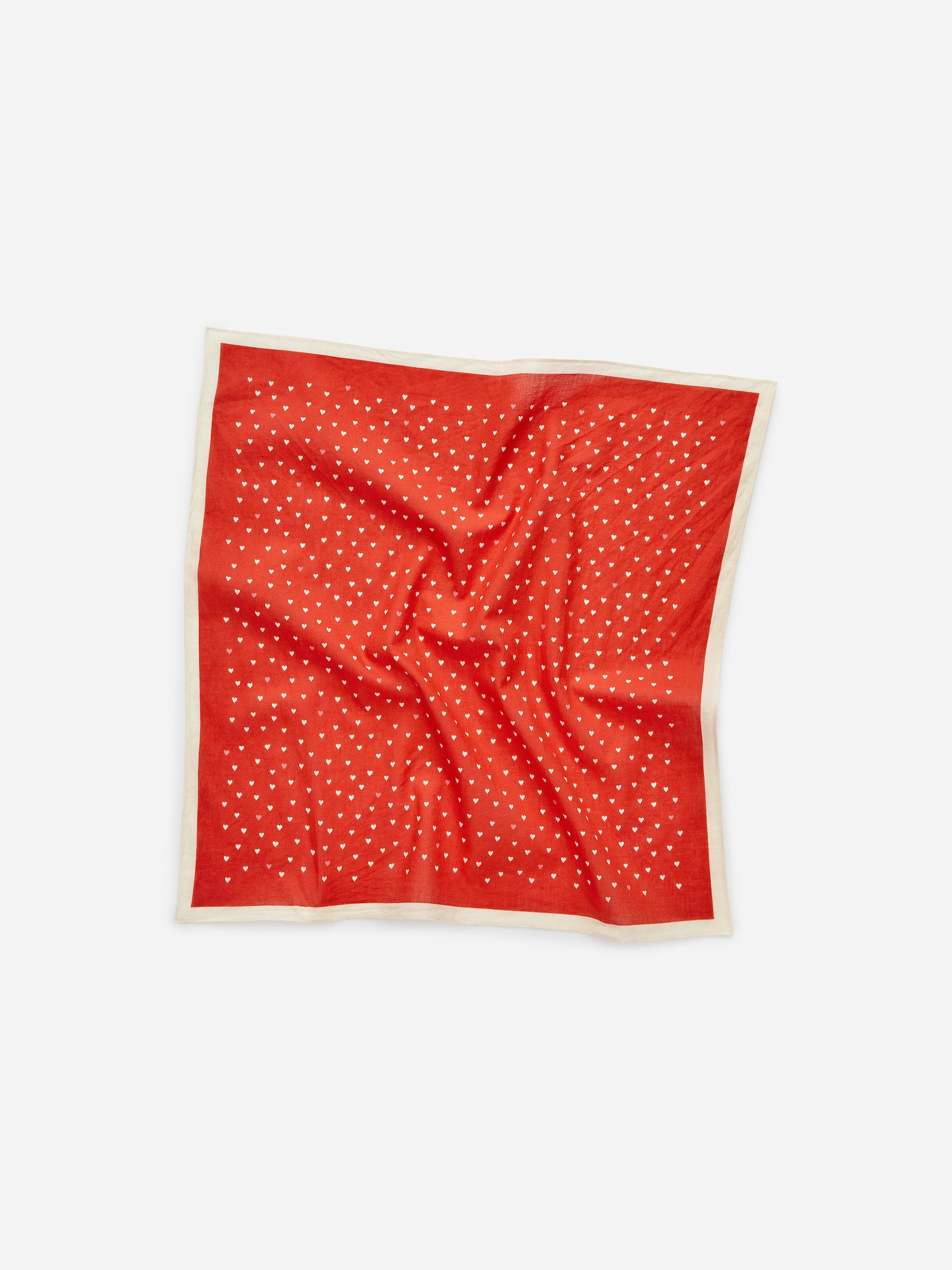 Bandana aus Baumwolle - Weiß/Rot - Kinder - StillMedia/DescriptiveStillLife - 3