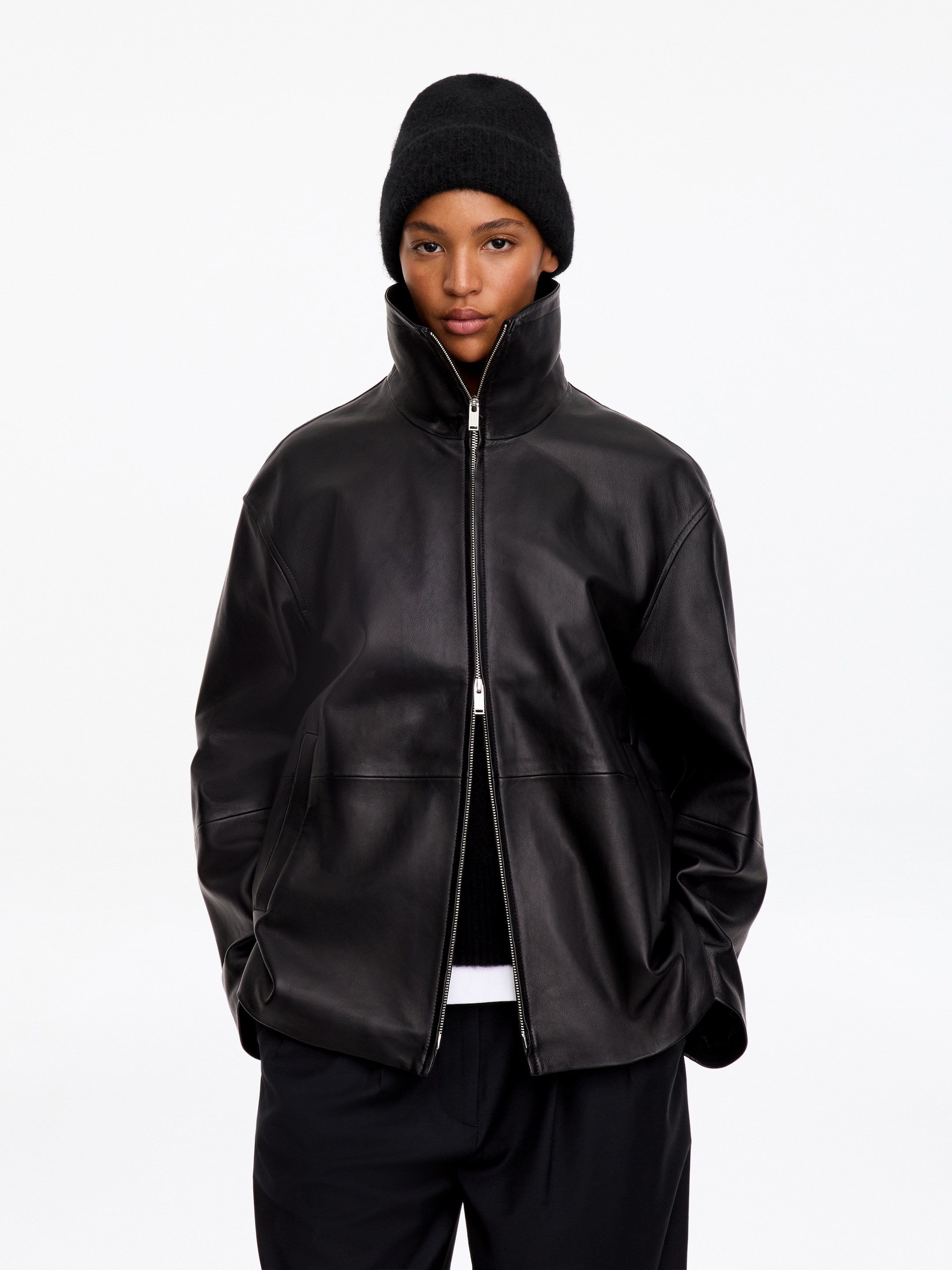 Beanie aus Alpakawollmischung - Schwarz - women - StillMedia/Lookbook - 2