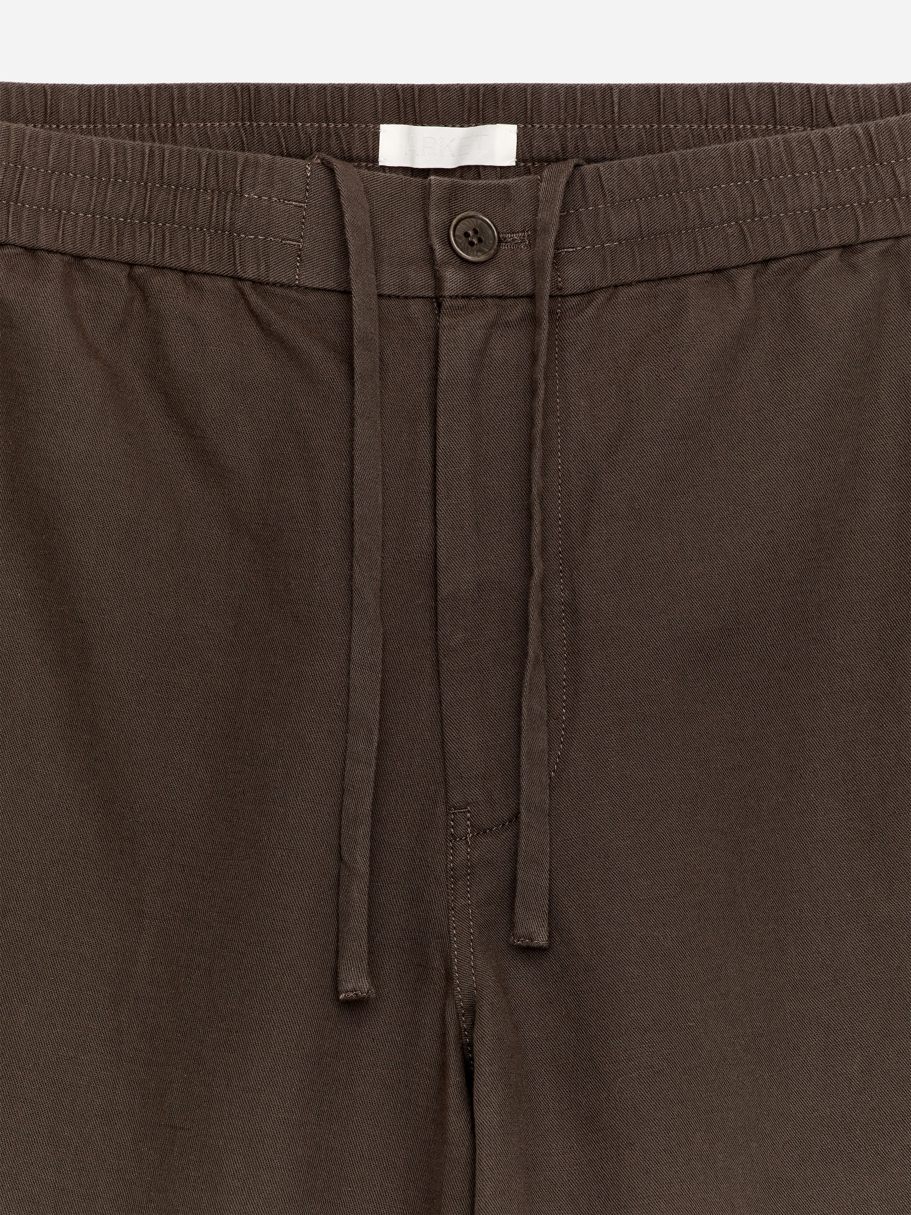 Linen Blend Trousers - Brown - Relaxed fit - Men - StillMedia/DescriptiveDetail - 2