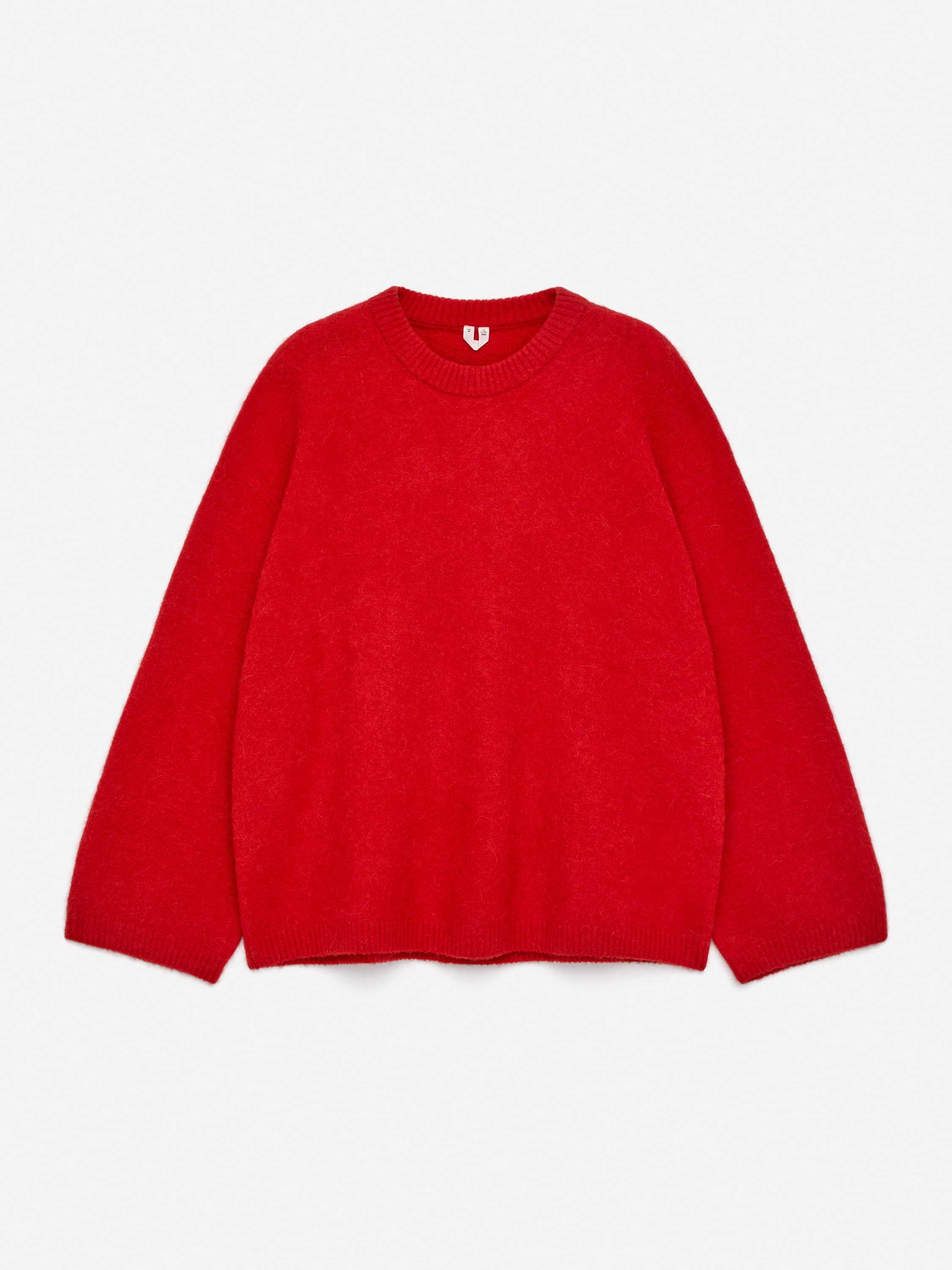 Pull en mélange de laine et d'alpaga - Rouge/Noir/Blanc cassé/Rose poudré/Violet/Bordeaux foncé/Beige