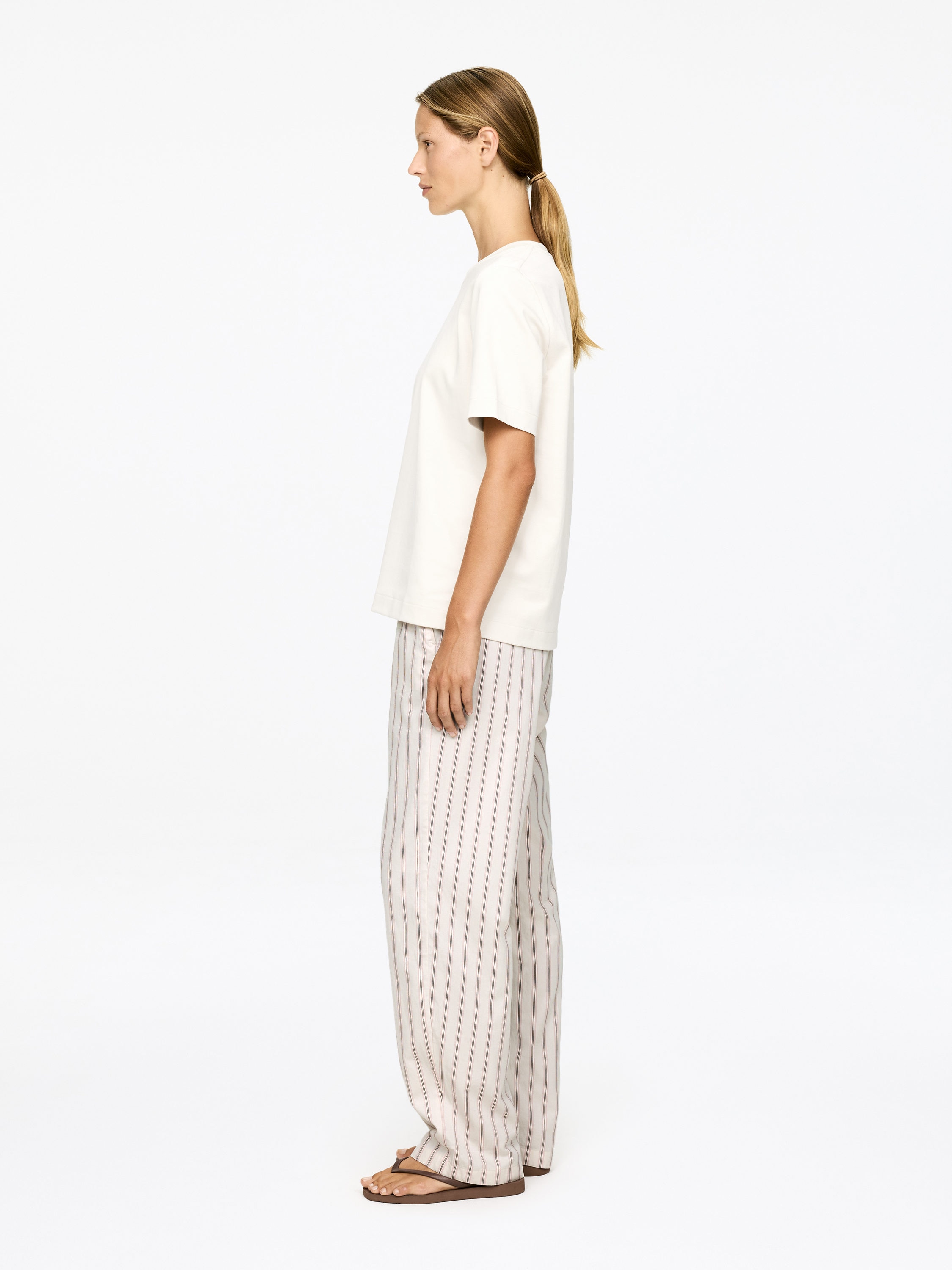 Pyjamahose aus Baumwolle - Weiß/Mehrfarbig - Regular Fit - Women - StillMedia/Lookbook - 6