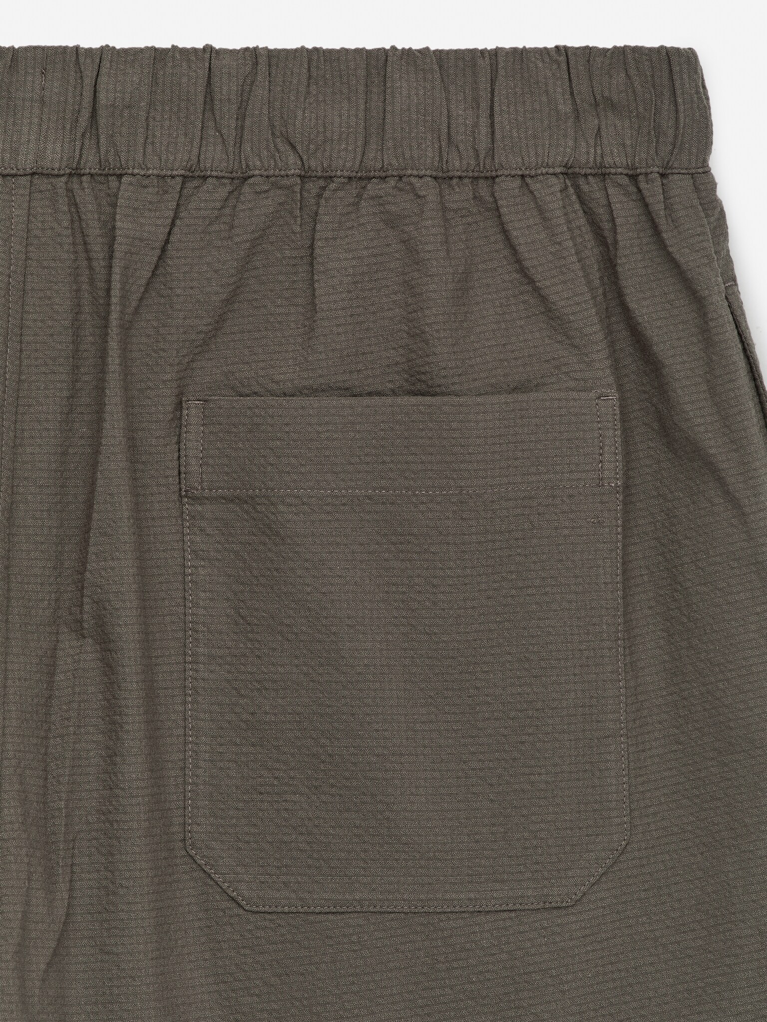 Short en seersucker - Taupe/Noir - 6